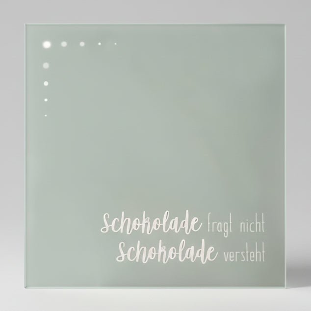 Serviette "Schokolade versteht"
