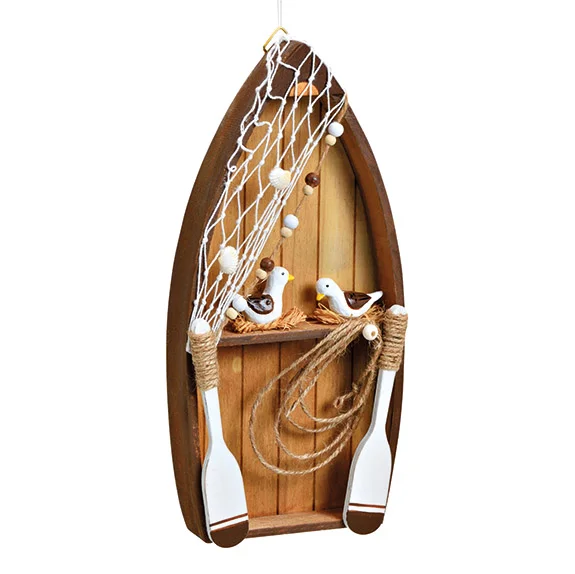 Holz-Hänger Boot - Maritime Sommerdekoration