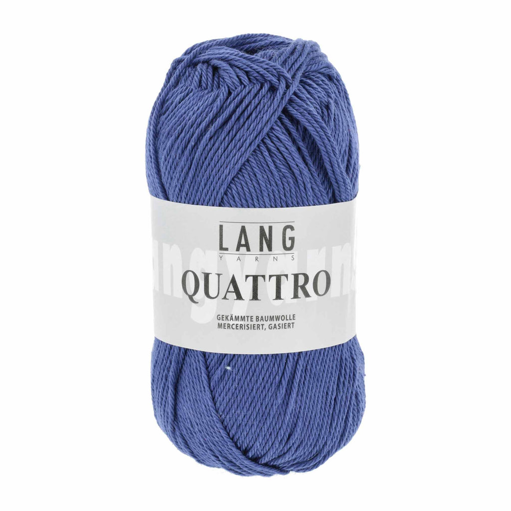 Quattro Baumwollgarn von Lang Yarns in  blau 16.0006