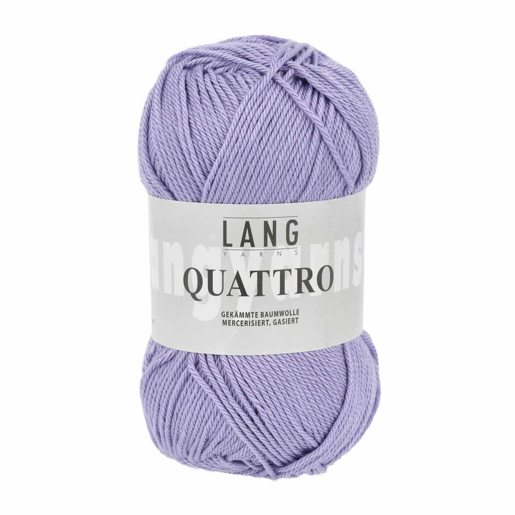 Quattro Baumwollgarn von Lang Yarns in  lila 16.0007
