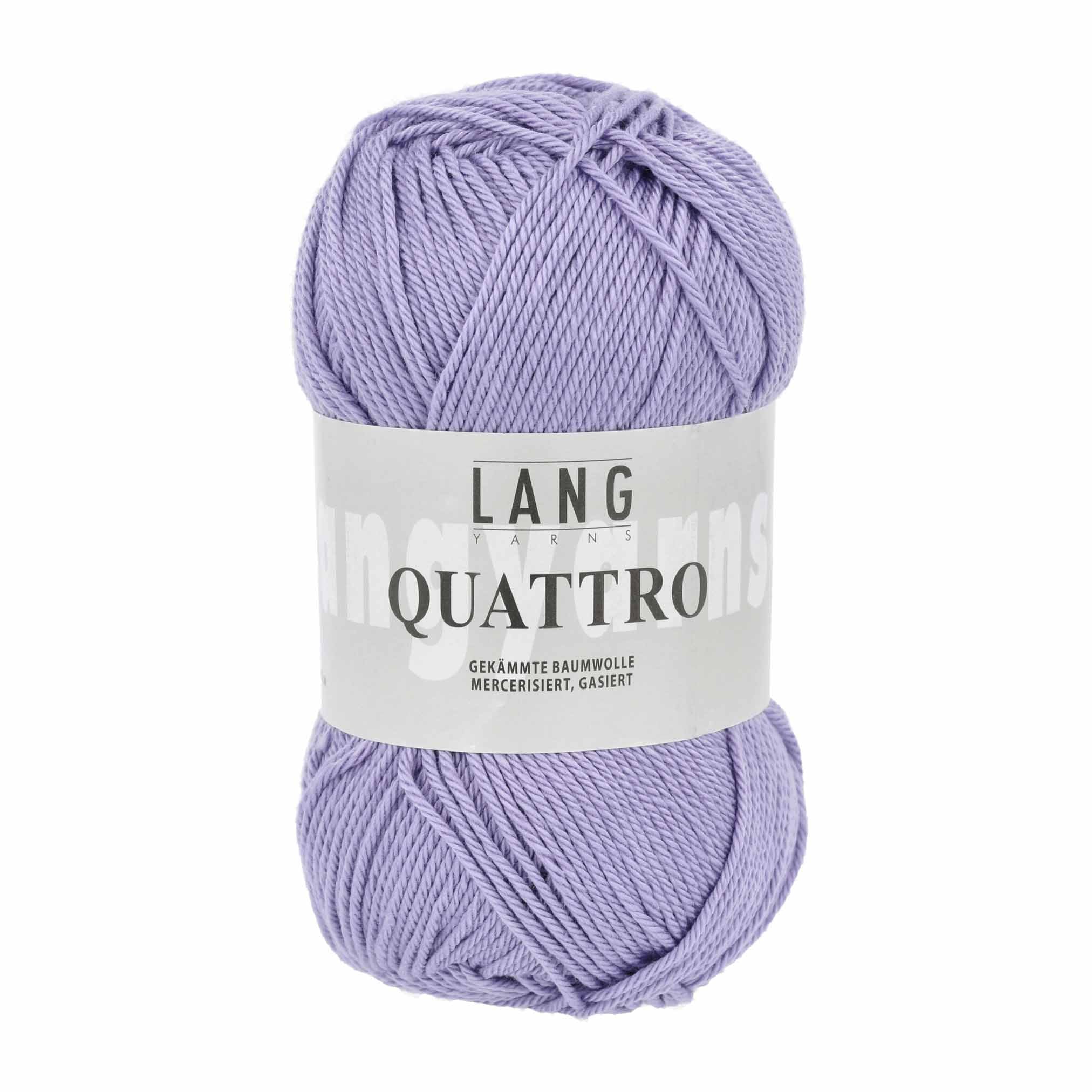 Quattro Baumwollgarn von Lang Yarns in  lila 16.0007