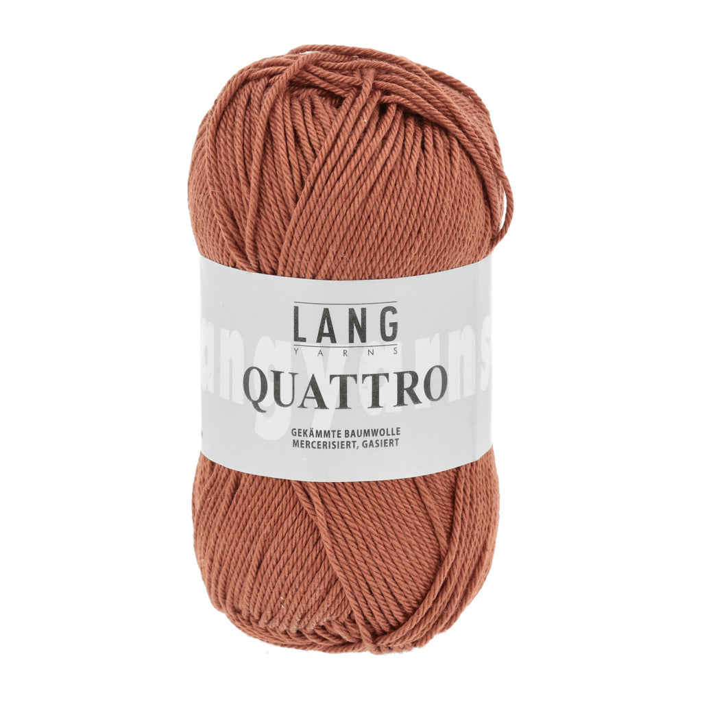 Quattro Baumwollgarn von Lang Yarns in  rost 16.0015