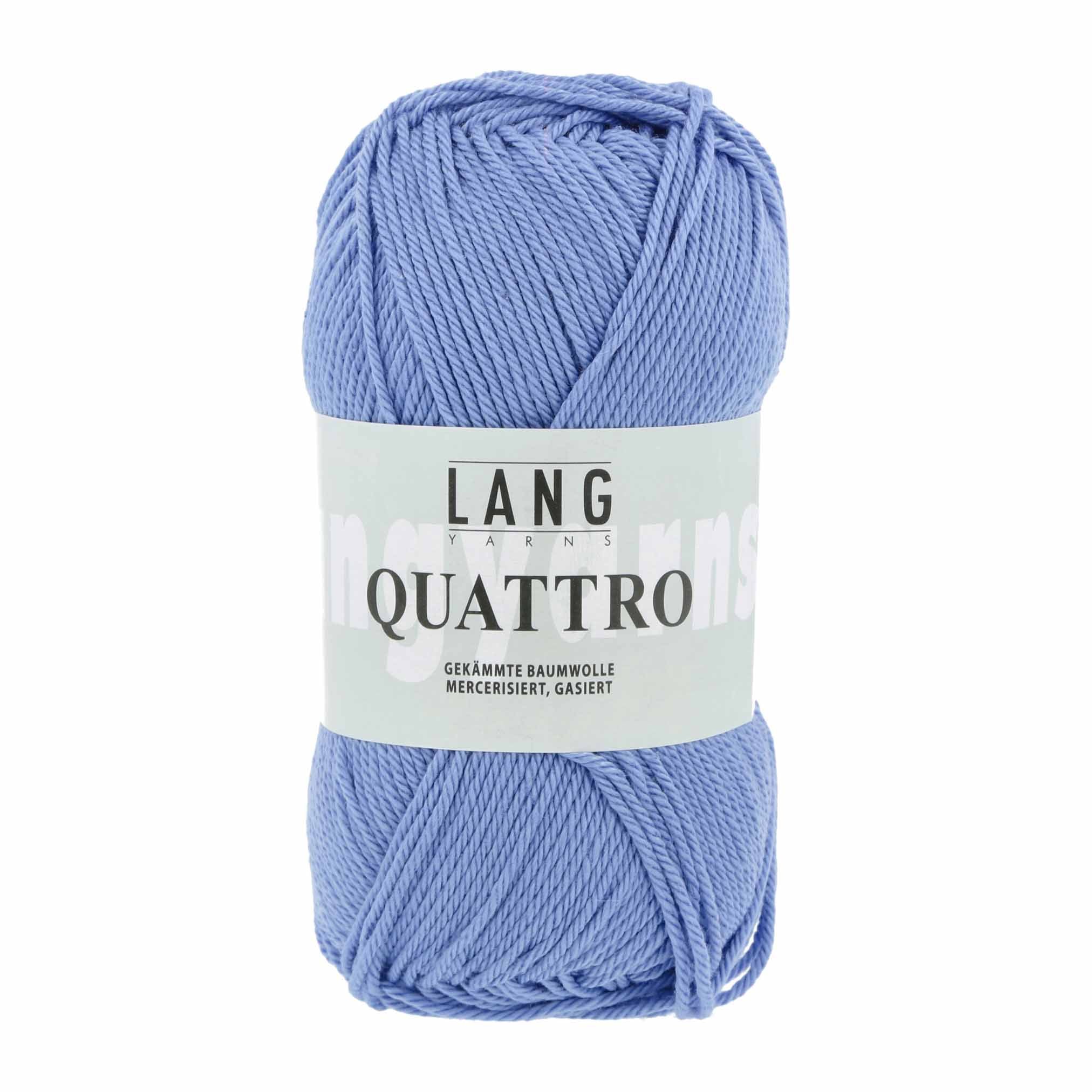 Quattro Baumwollgarn von Lang Yarns in  hellblau 16.0021