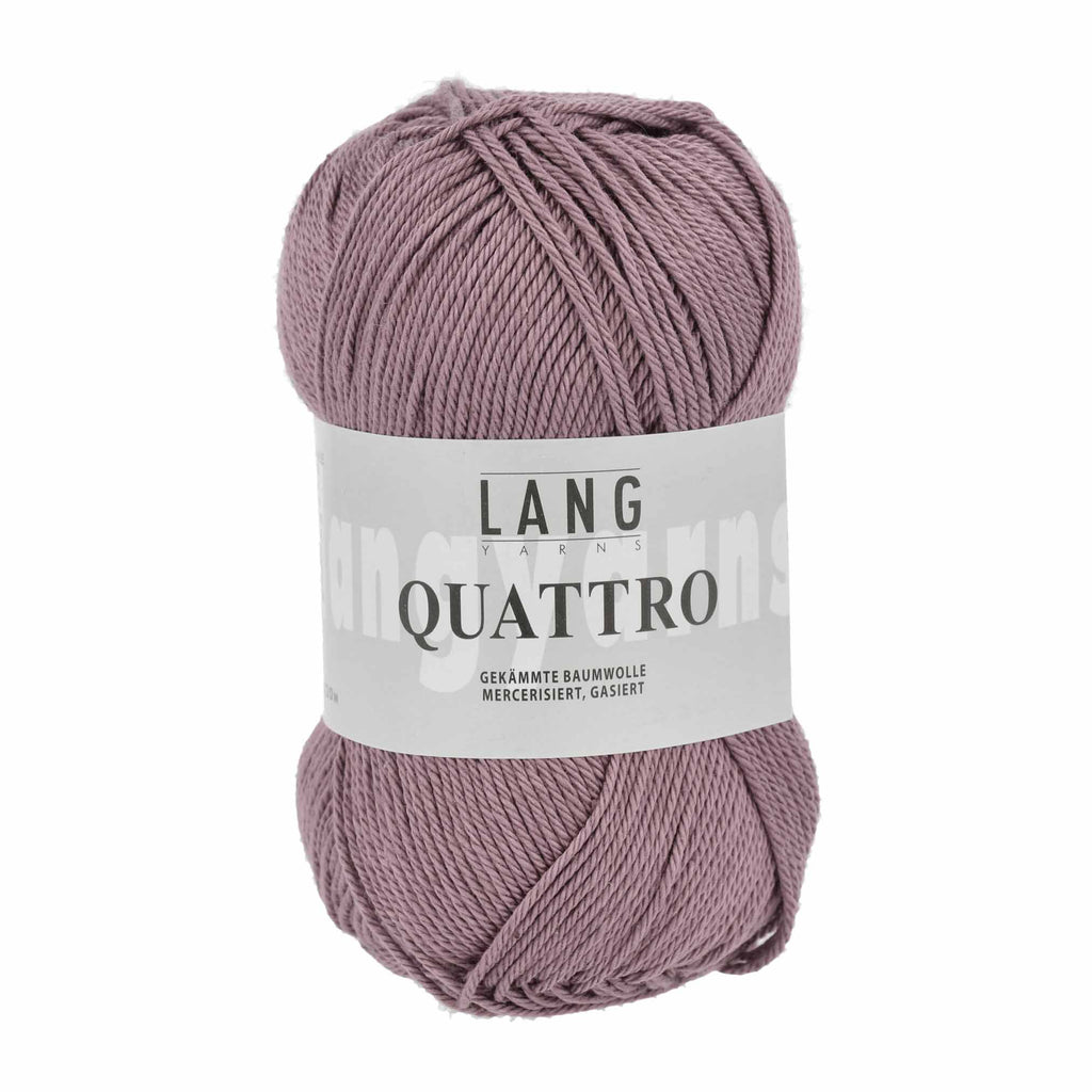Quattro Baumwollgarn von Lang Yarns in  altrosa 16.0048