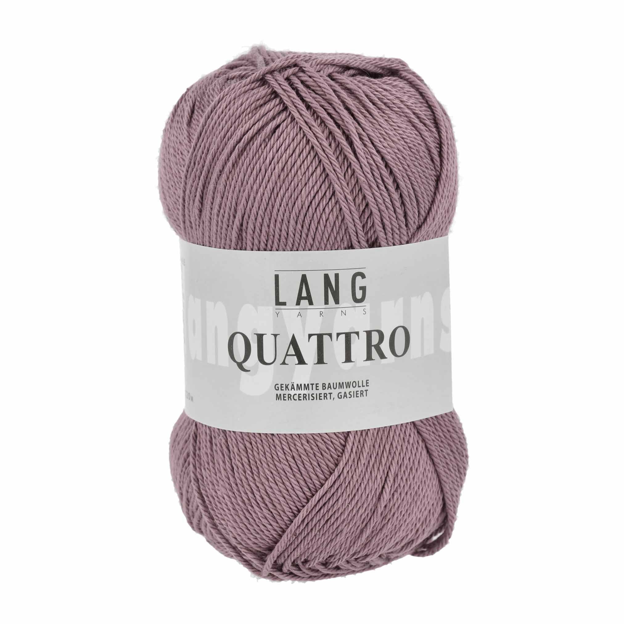 Quattro Baumwollgarn von Lang Yarns in  altrosa 16.0048