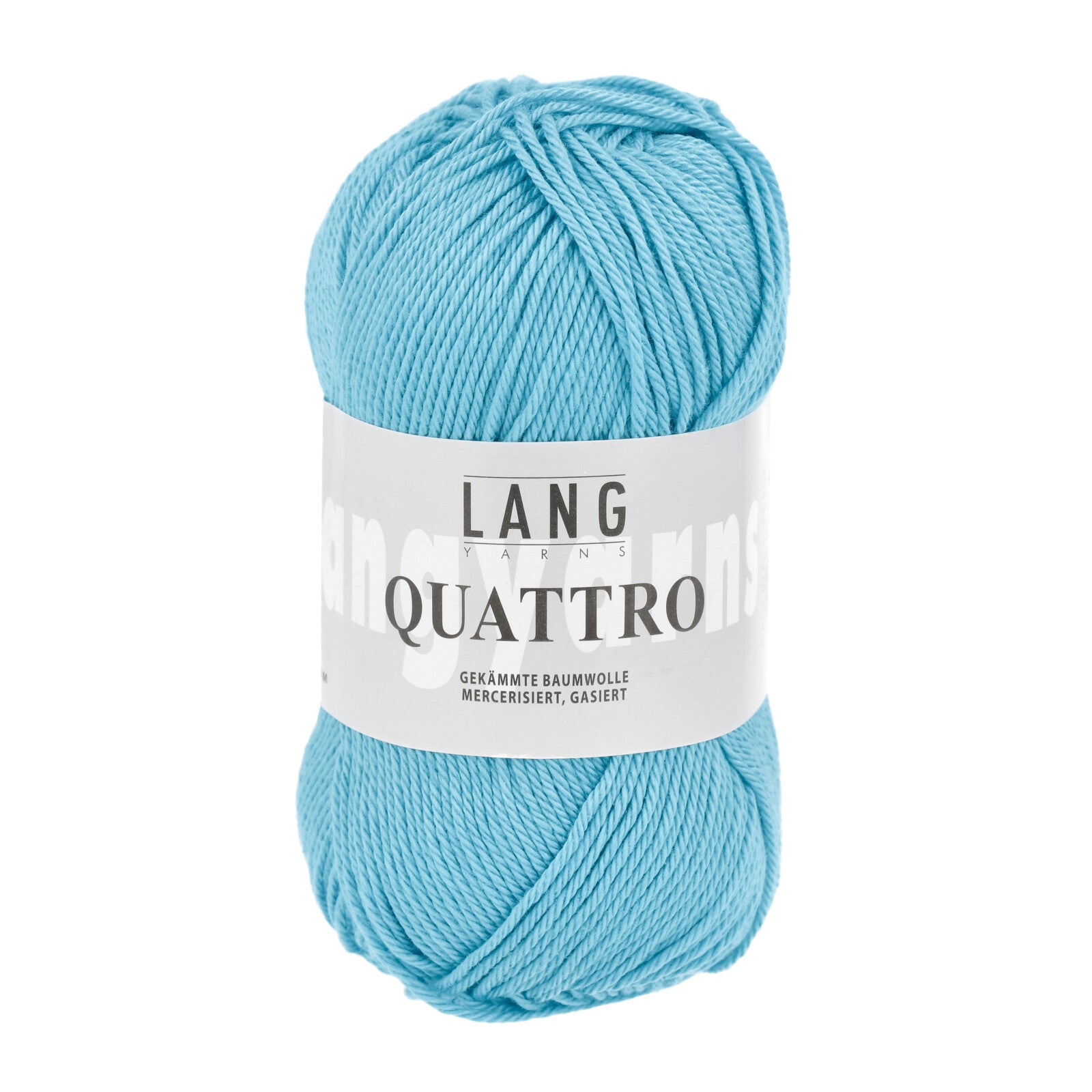 Quattro Baumwollgarn von Lang Yarns in  türkis 16.0079
