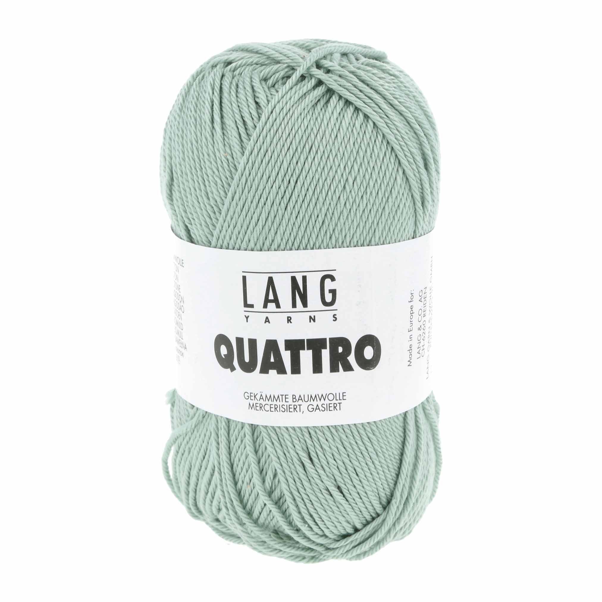 Quattro Baumwollgarn von Lang Yarns in  hellgrün 16.0093