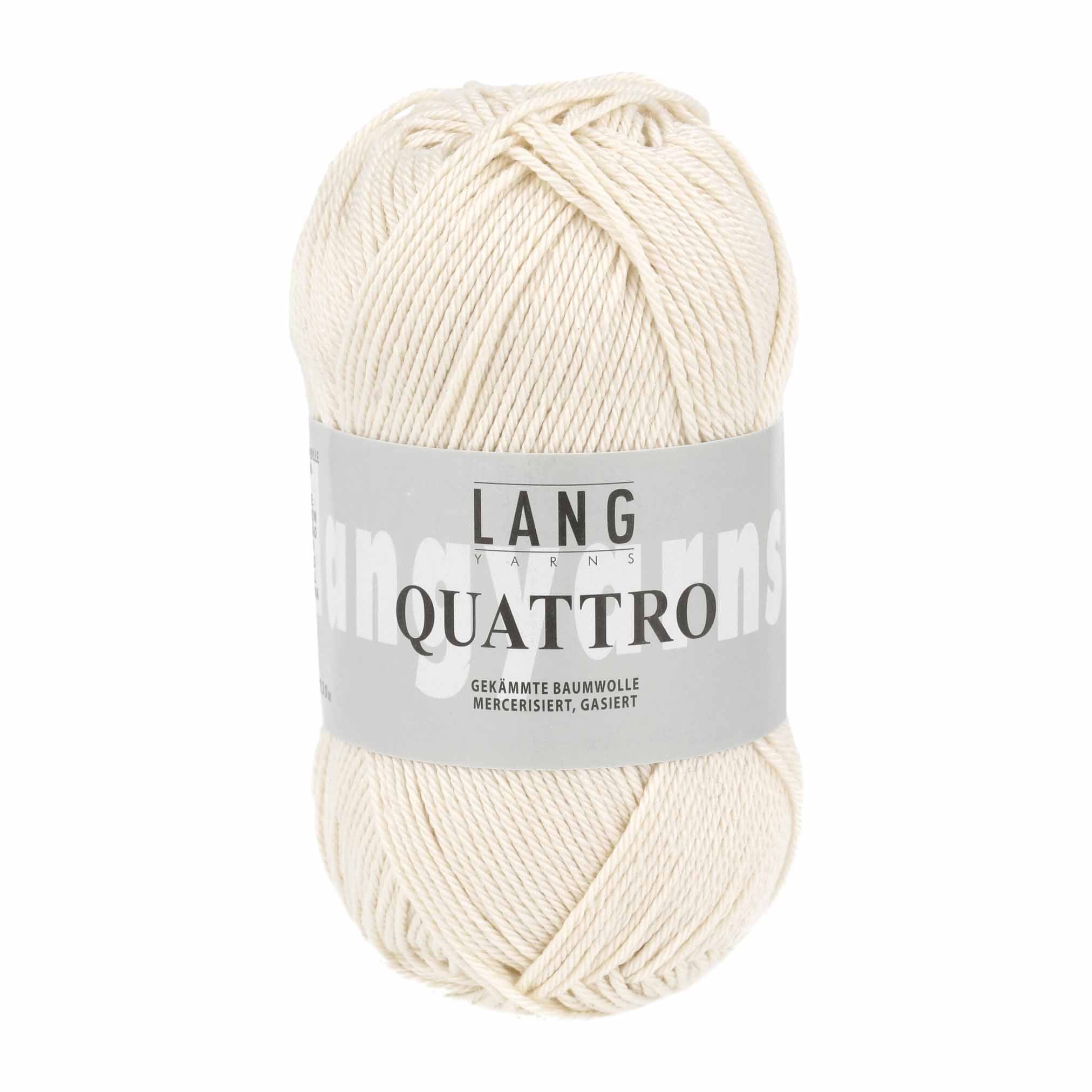 Quattro Baumwollgarn von Lang Yarns in  creme 16.0094
