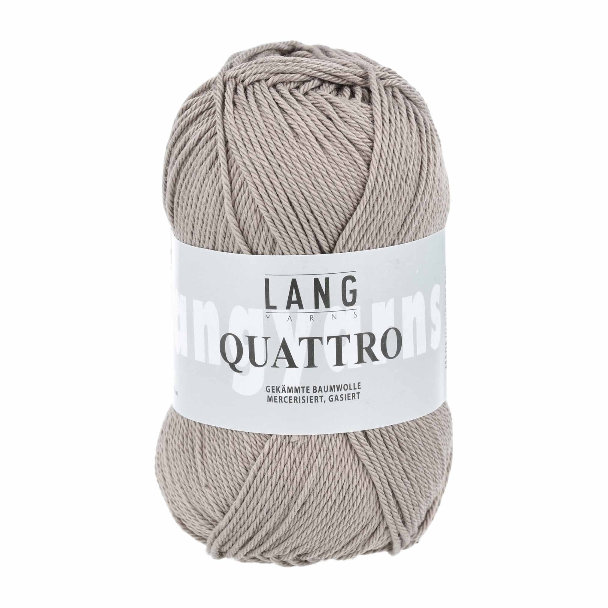 Quattro Baumwollgarn von Lang Yarns in  taupe 16.0139