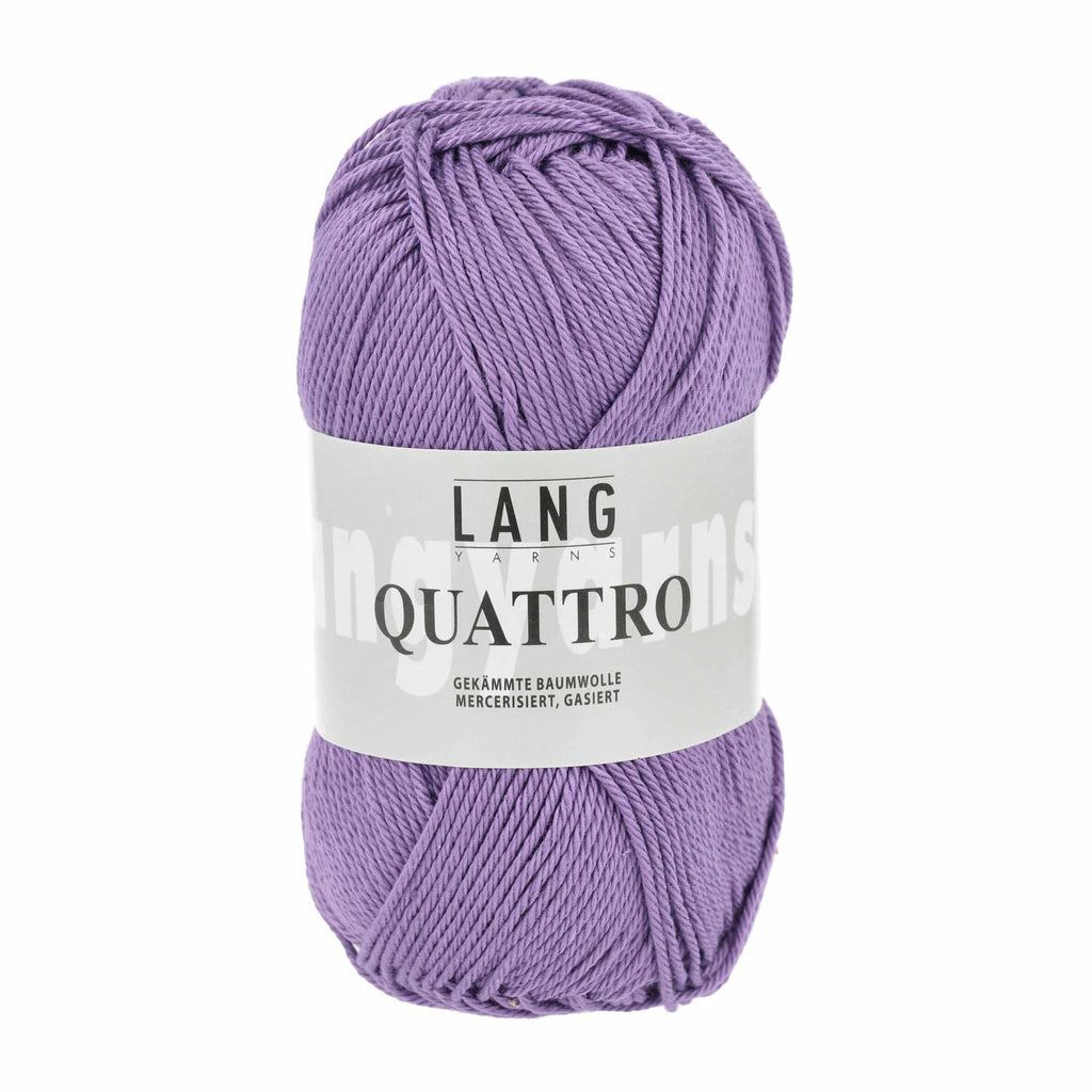 Quattro Baumwollgarn von Lang Yarns in  violett 16.0146