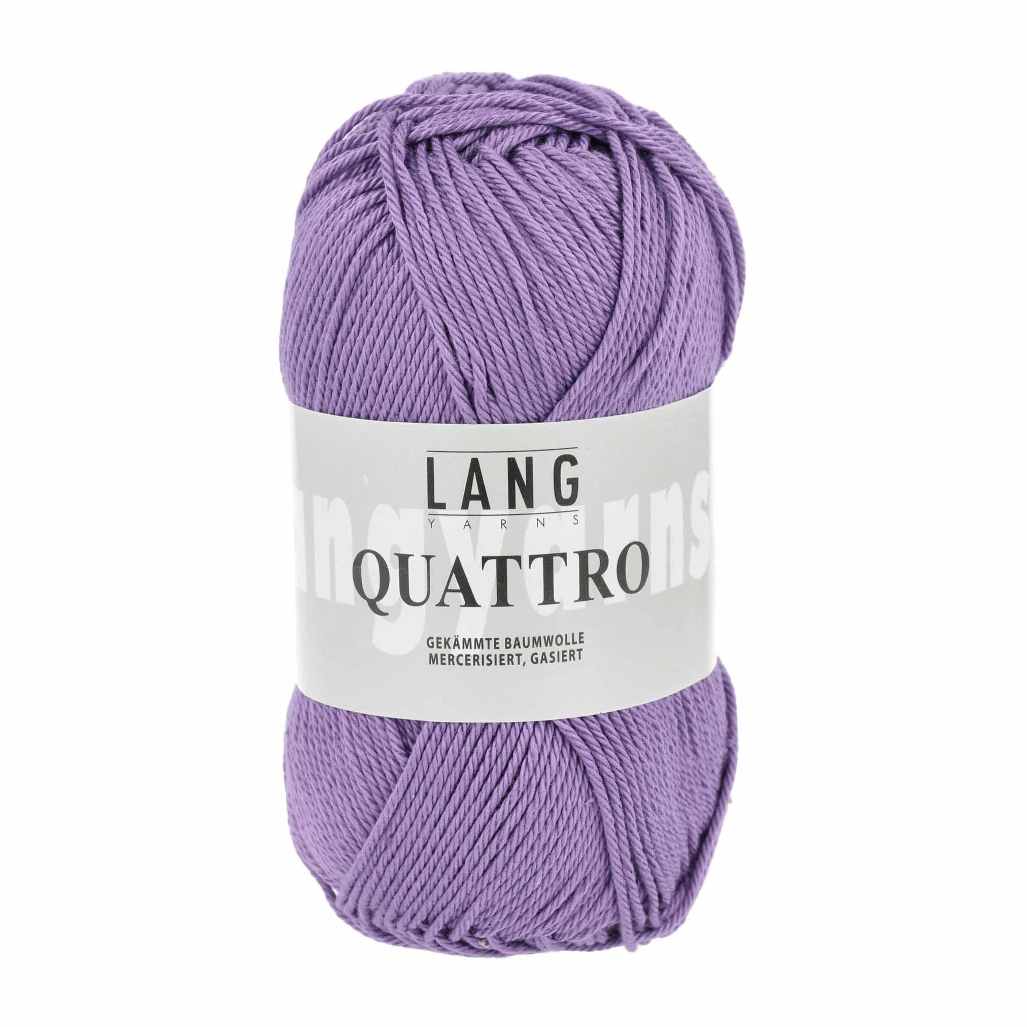 Quattro Baumwollgarn von Lang Yarns in  violett 16.0146