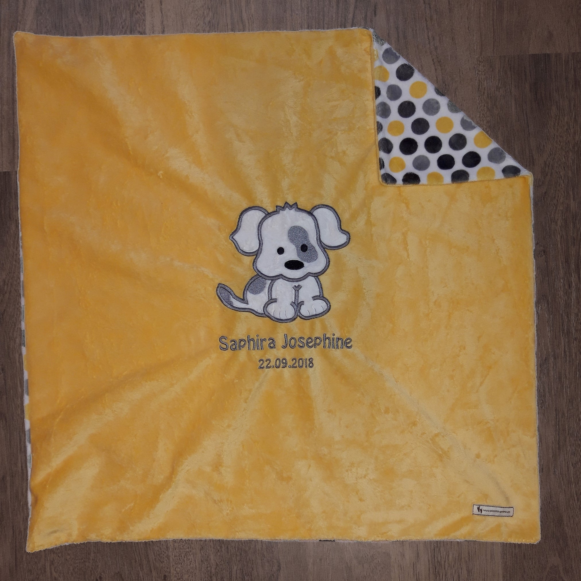 Babykuscheldecke Hund, diverse Farben