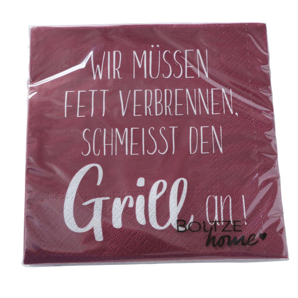 Servietten Grillen