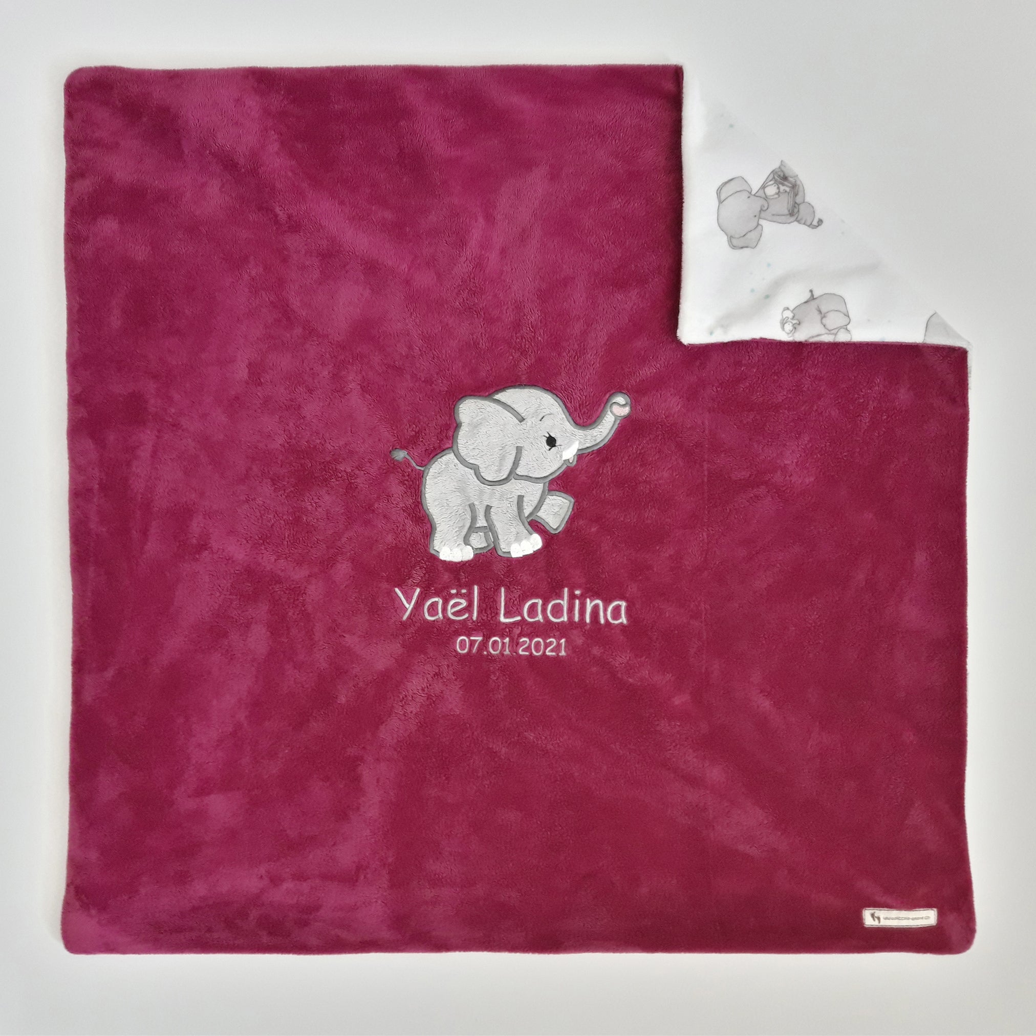 Babykuscheldecke Elefant, diverse Farben