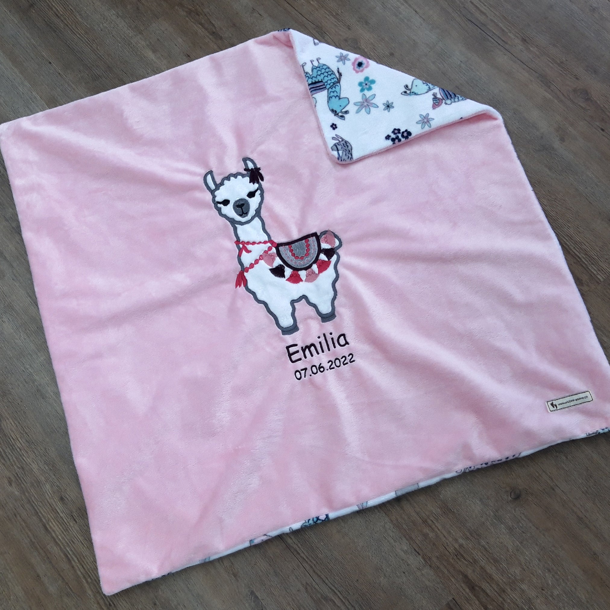 Babykuscheldecke Lama, diverse Farben