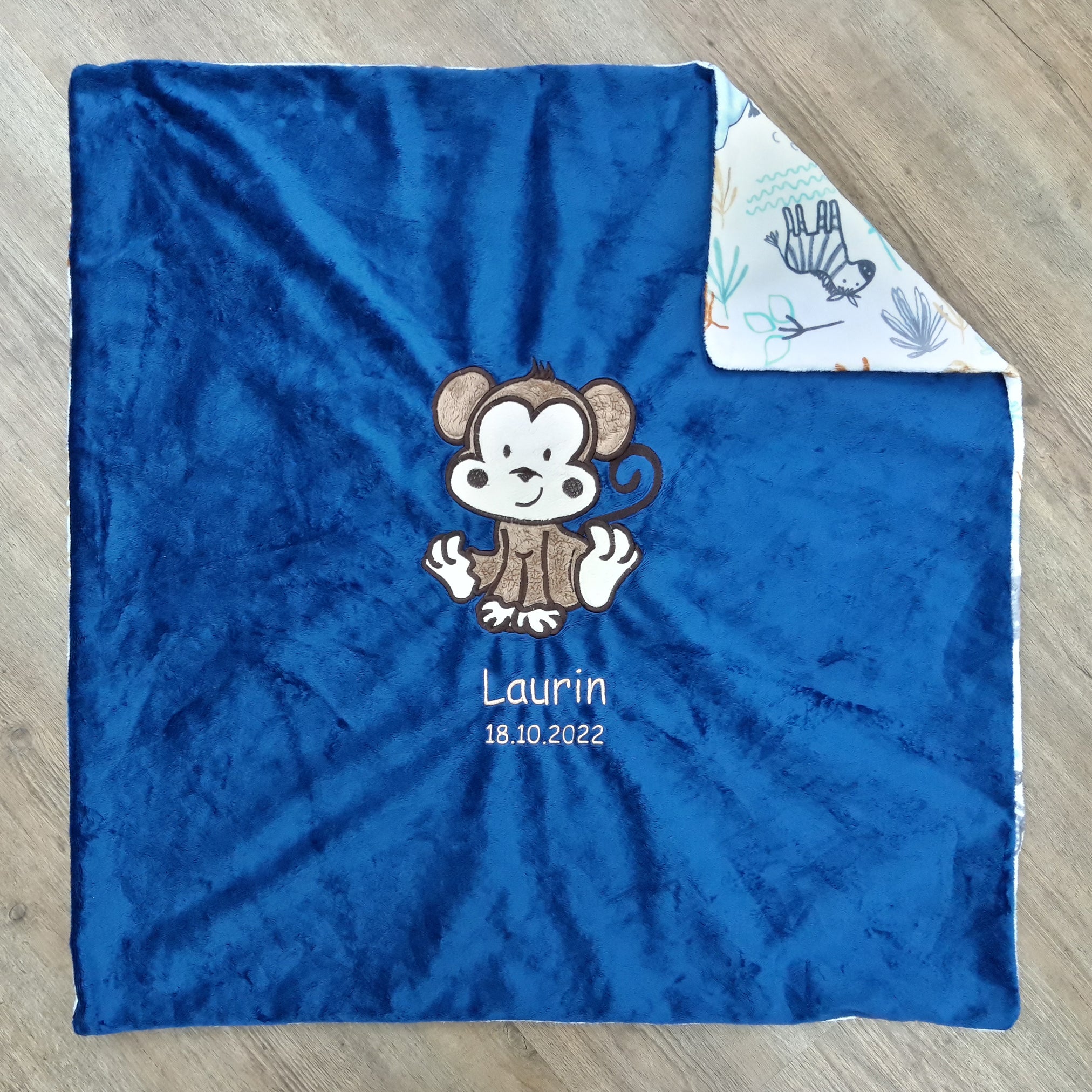 Babykuscheldecke Affe, diverse Farben