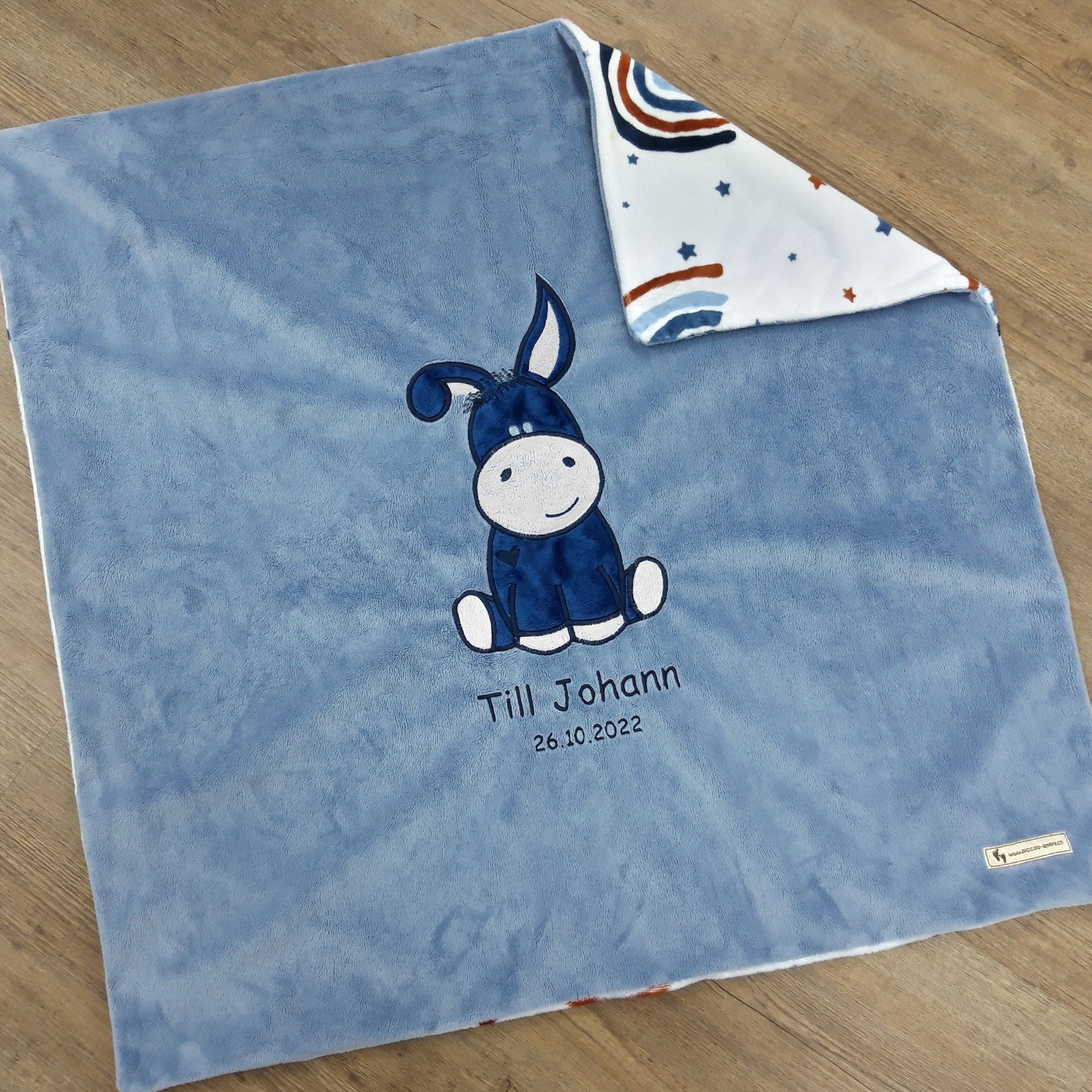 Babykuscheldecke Esel, diverse Farben
