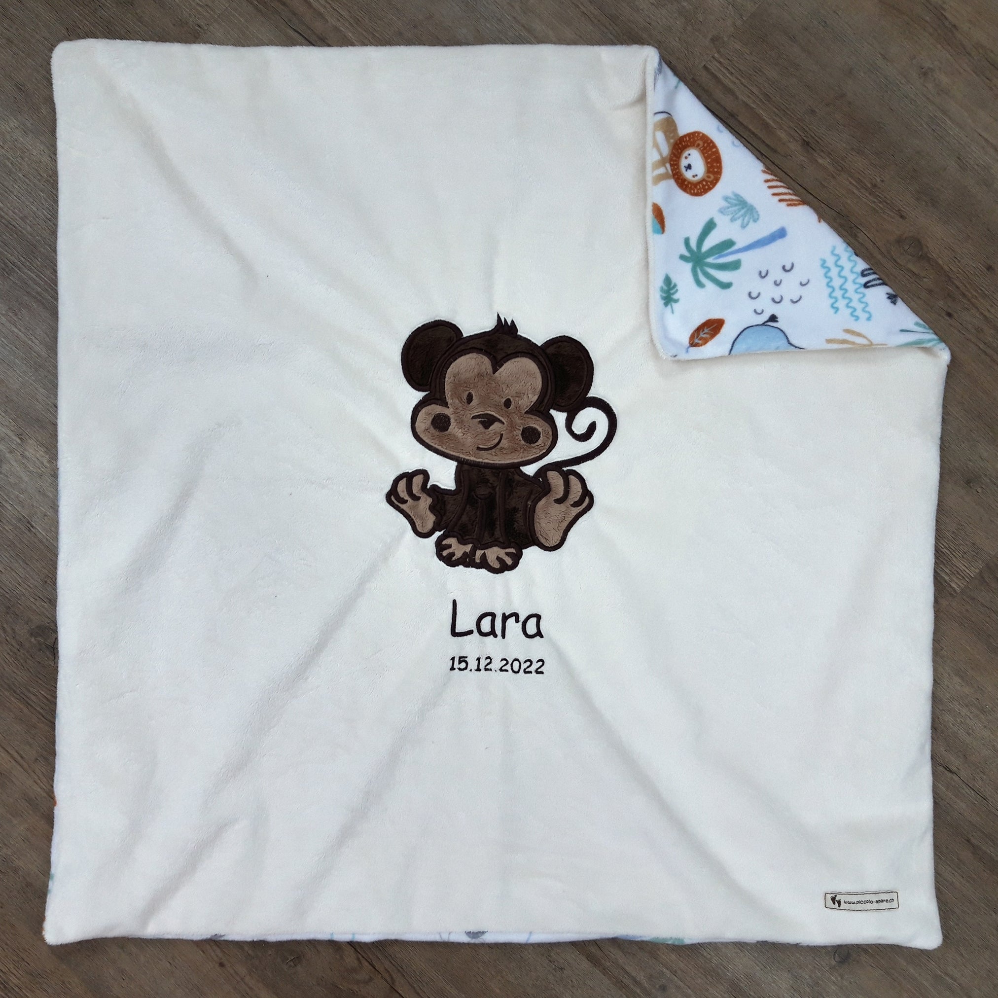 Babykuscheldecke Affe, diverse Farben