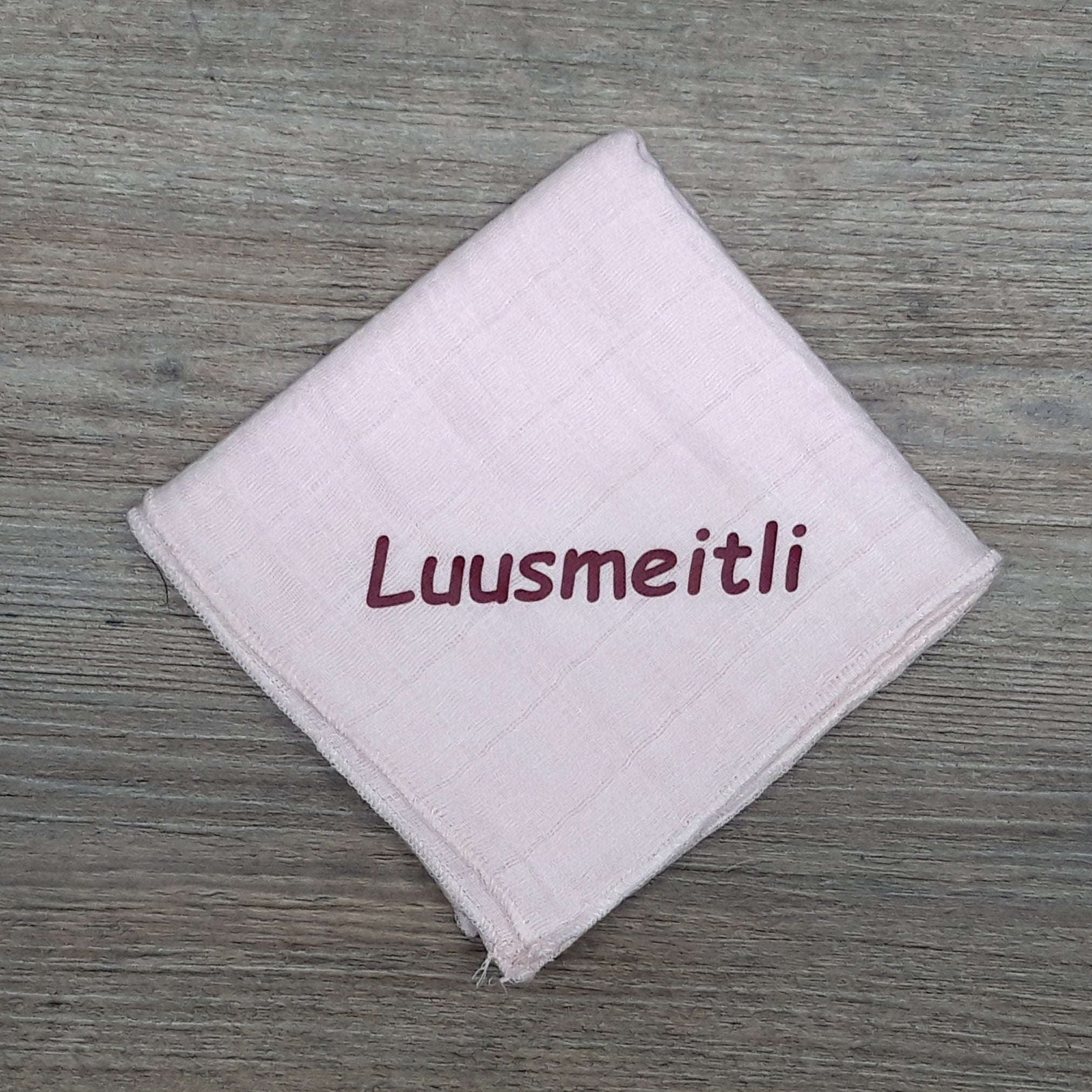 Nuscheli Luusmeitli, diverse Farben