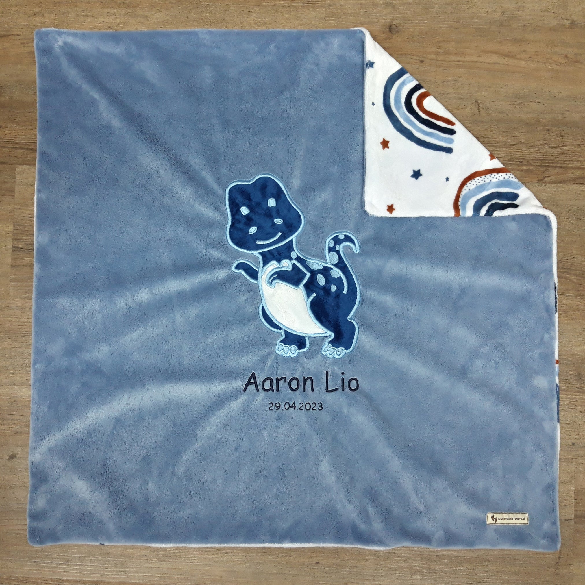 Babykuscheldecke Dinosaurier, diverse Farben