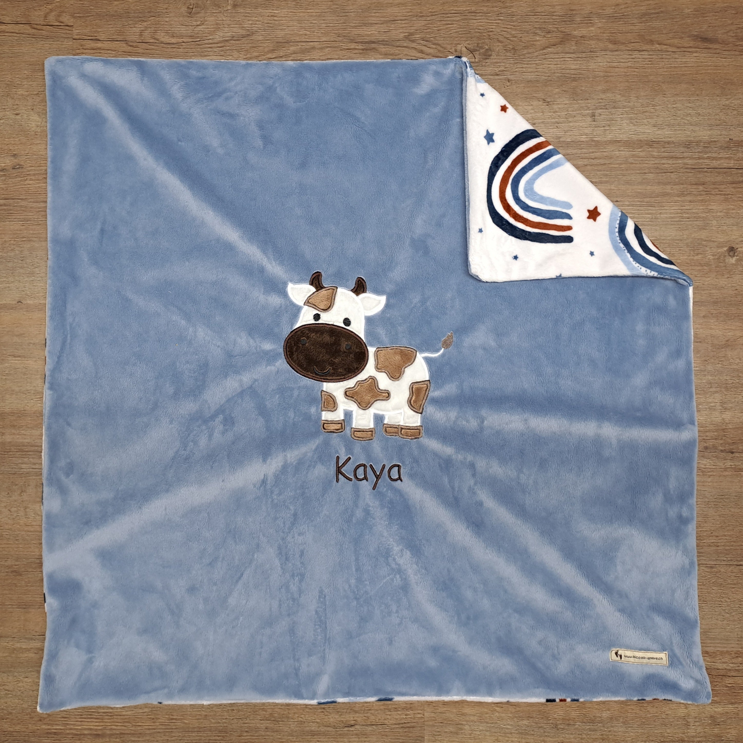 Babykuscheldecke Kuh, diverse Farben