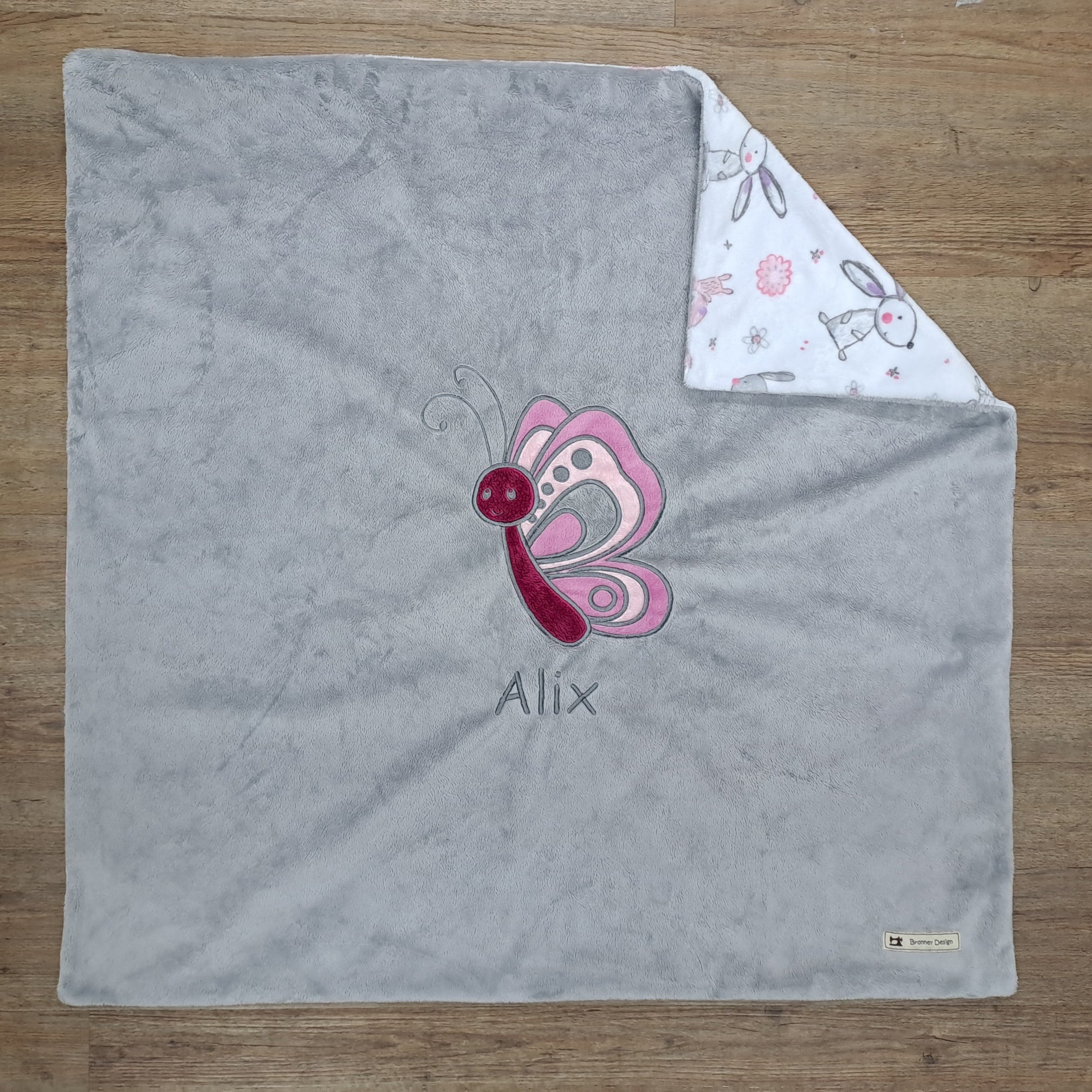 Babykuscheldecke Schmetterling, diverse Farben