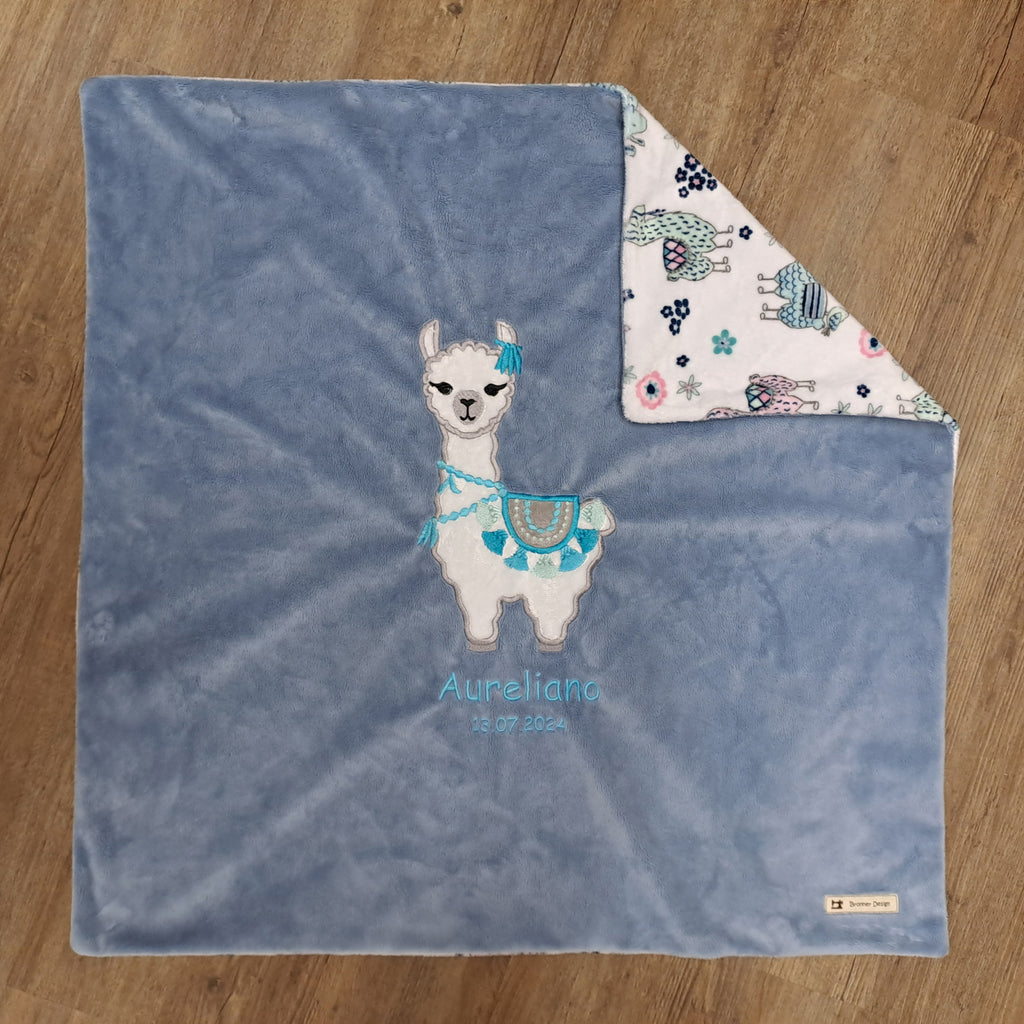 Babykuscheldecke Lama, diverse Farben