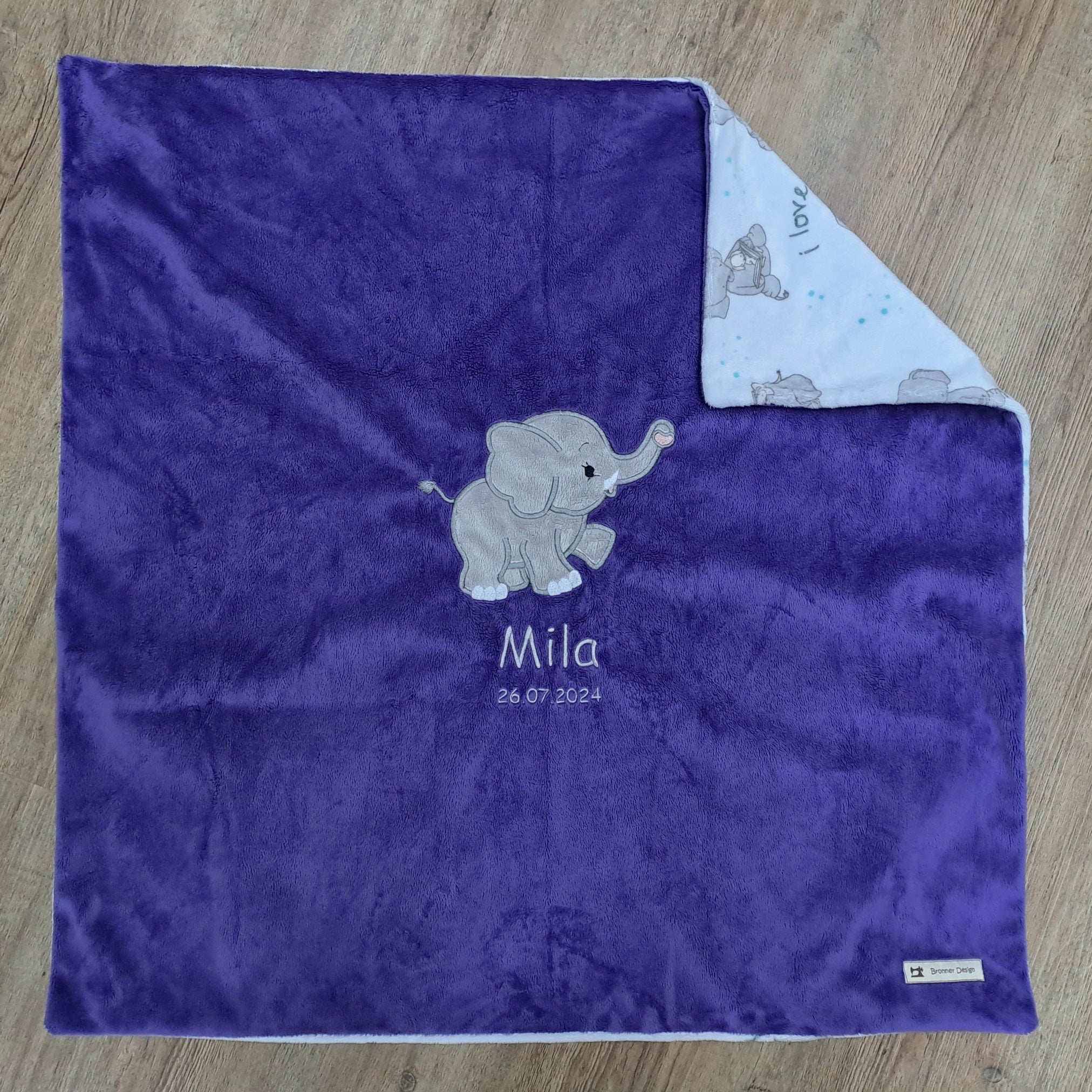 Babykuscheldecke Elefant, diverse Farben