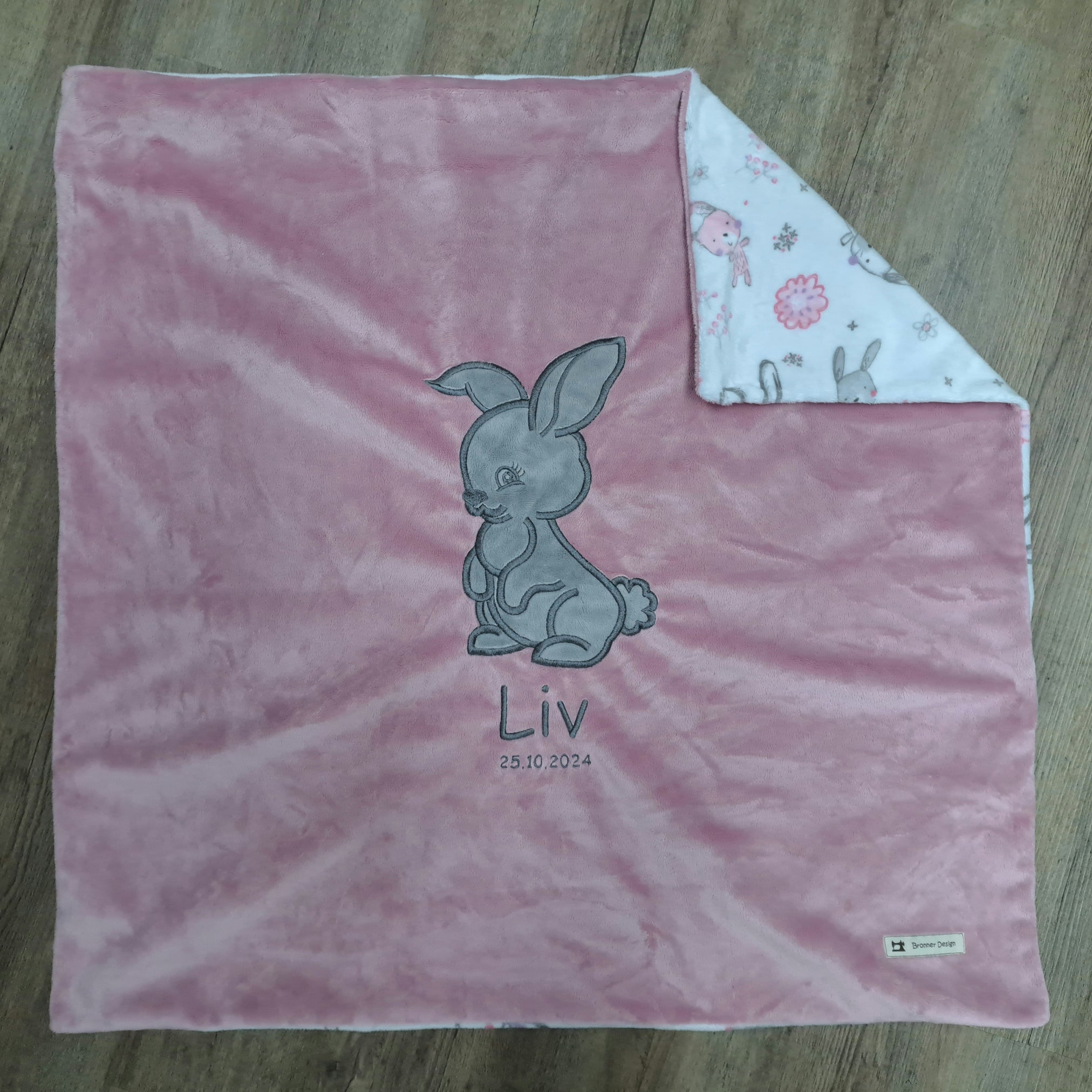 Babykuscheldecke Hase, diverse Farben