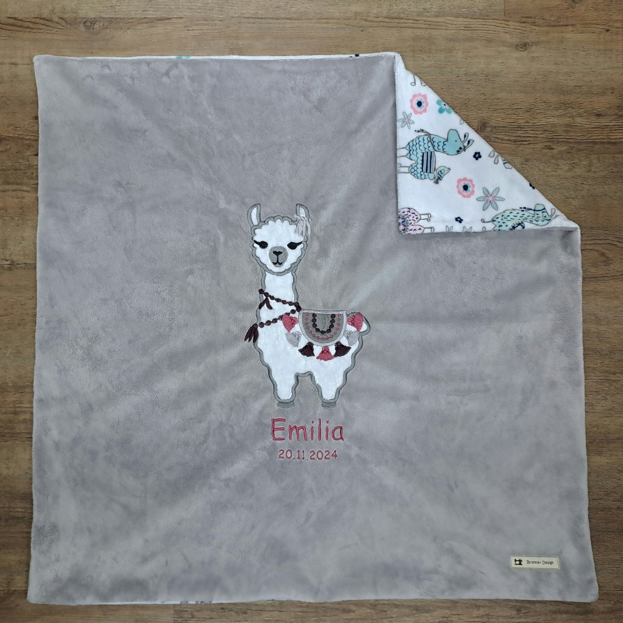 Babykuscheldecke Lama, diverse Farben