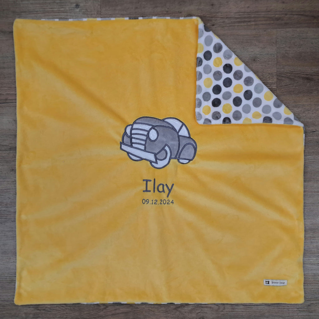 Babykuscheldecke Auto, diverse Farben