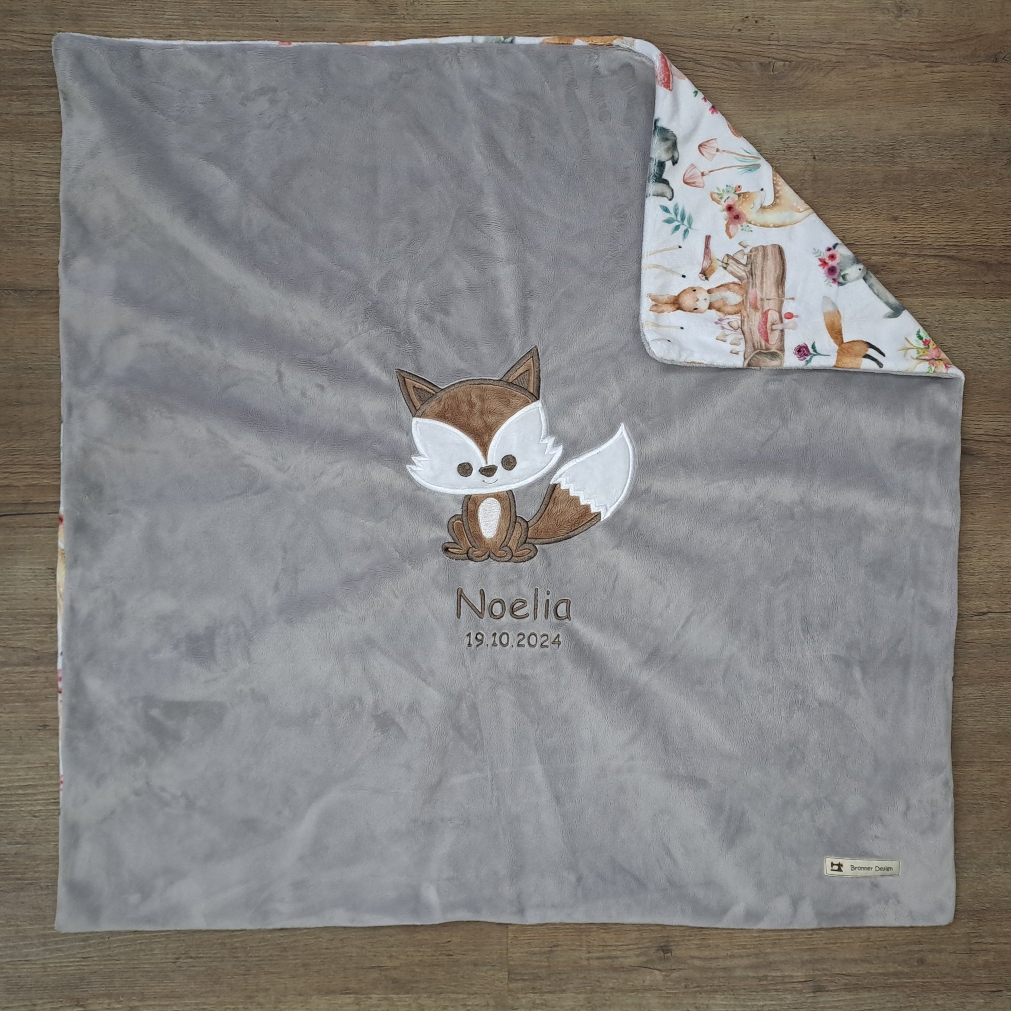 Babykuscheldecke Fuchs, diverse Farben