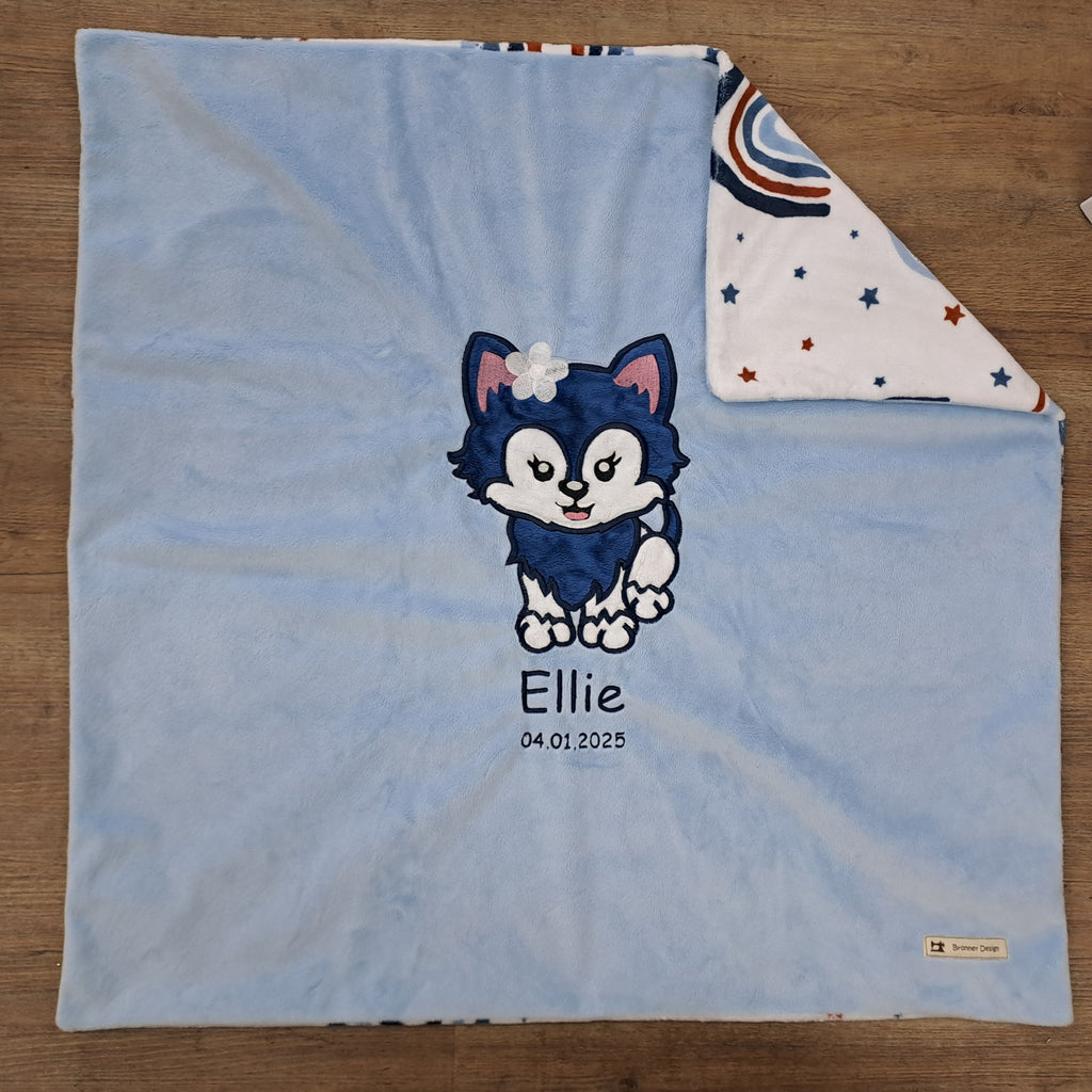 Babykuscheldecke Wolf, diverse Farben