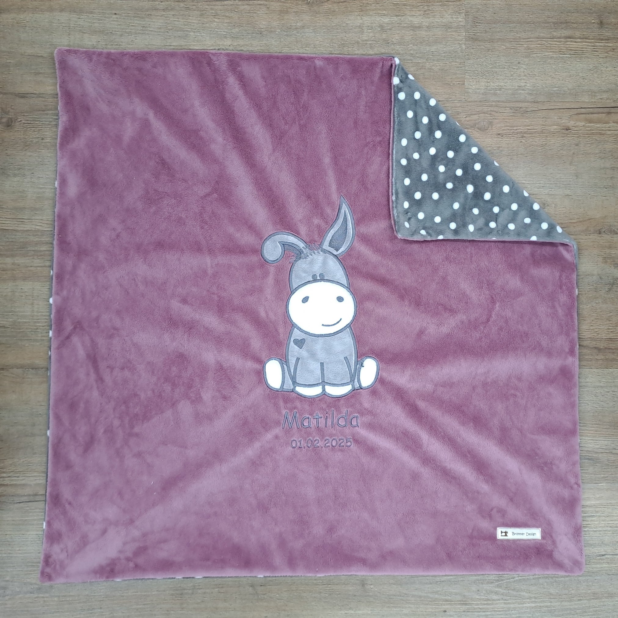 Babykuscheldecke Esel, diverse Farben