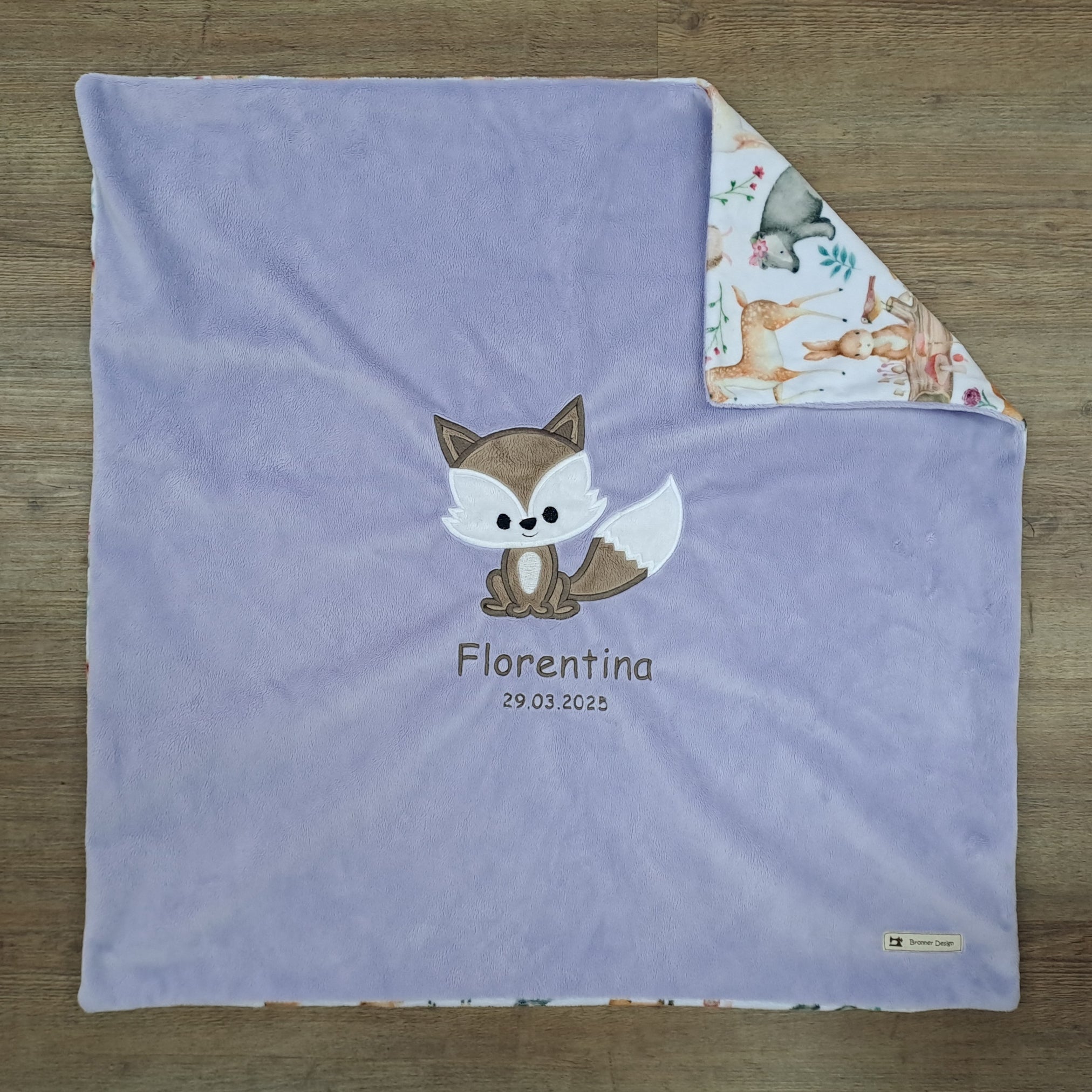 Babykuscheldecke Fuchs, diverse Farben