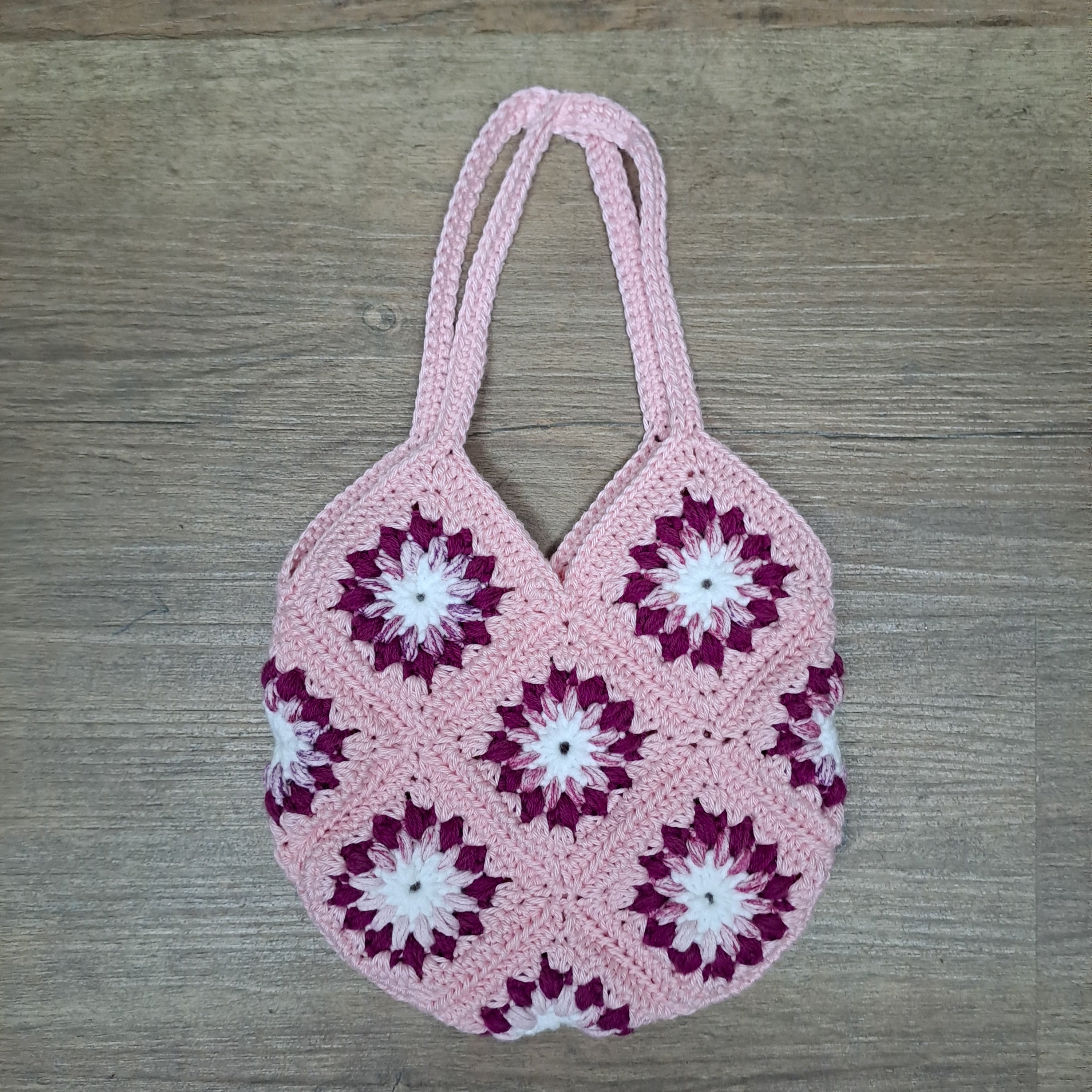 Handgefertigte Kindertasche – Granny Square Design