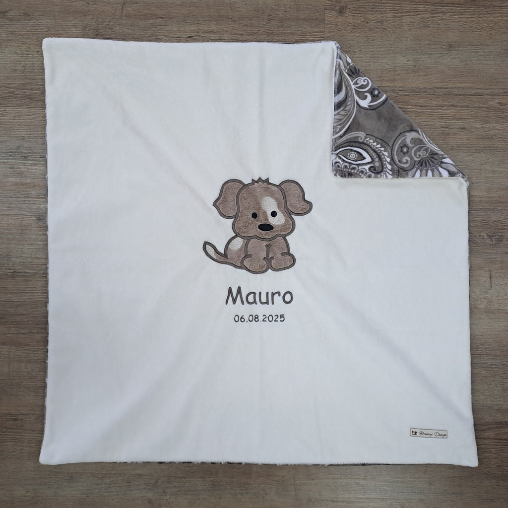 Babykuscheldecke Hund, diverse Farben