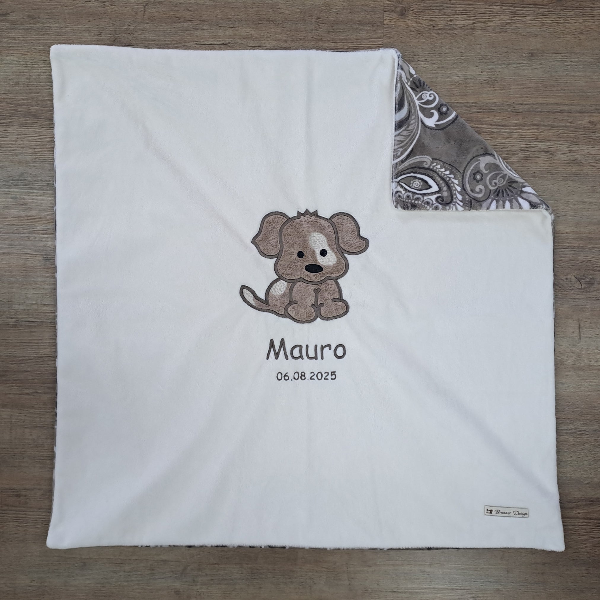 Babykuscheldecke Hund, diverse Farben