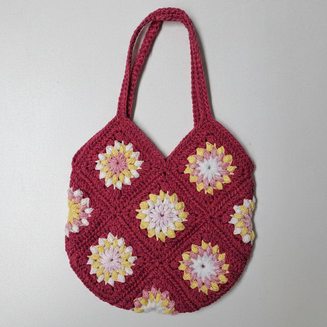 Handgefertigte Kindertasche – Granny Square Design