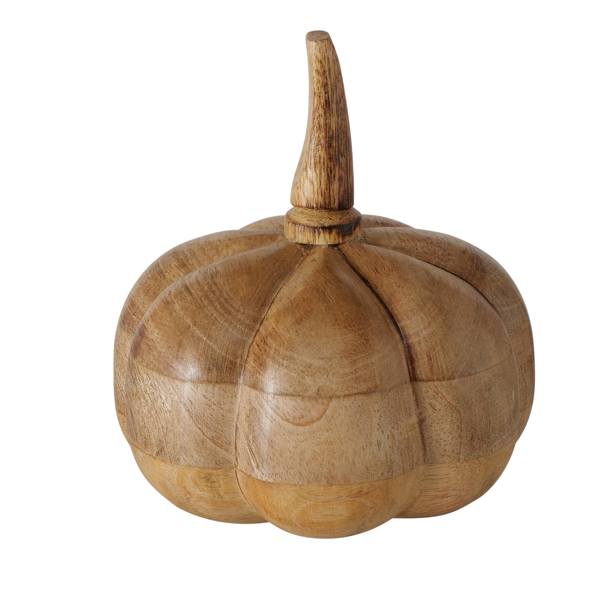 Dekoaufsteller Zukka - Kürbisse aus Mango-Holz natur