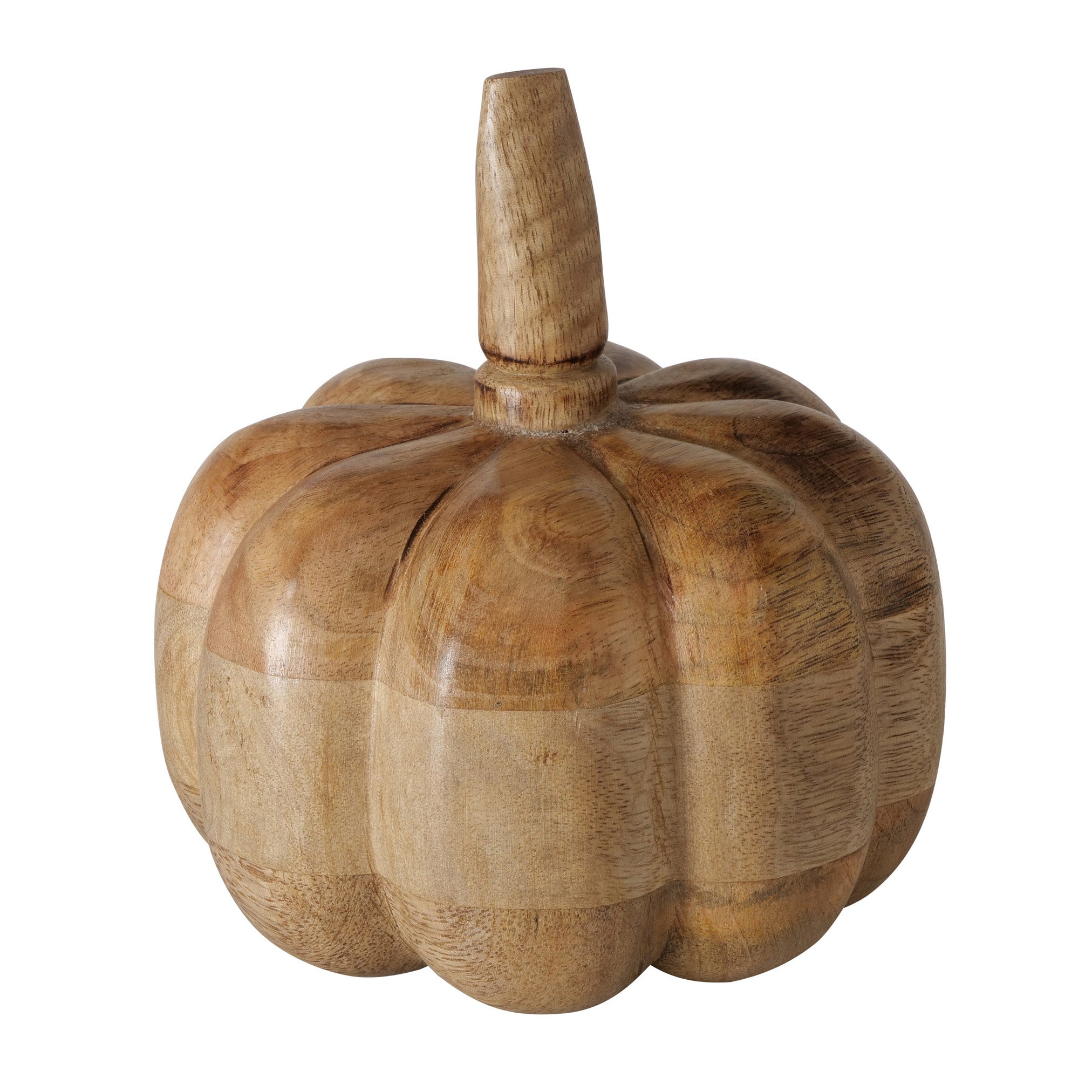 Dekoaufsteller Zukka - Kürbisse aus Mango-Holz natur