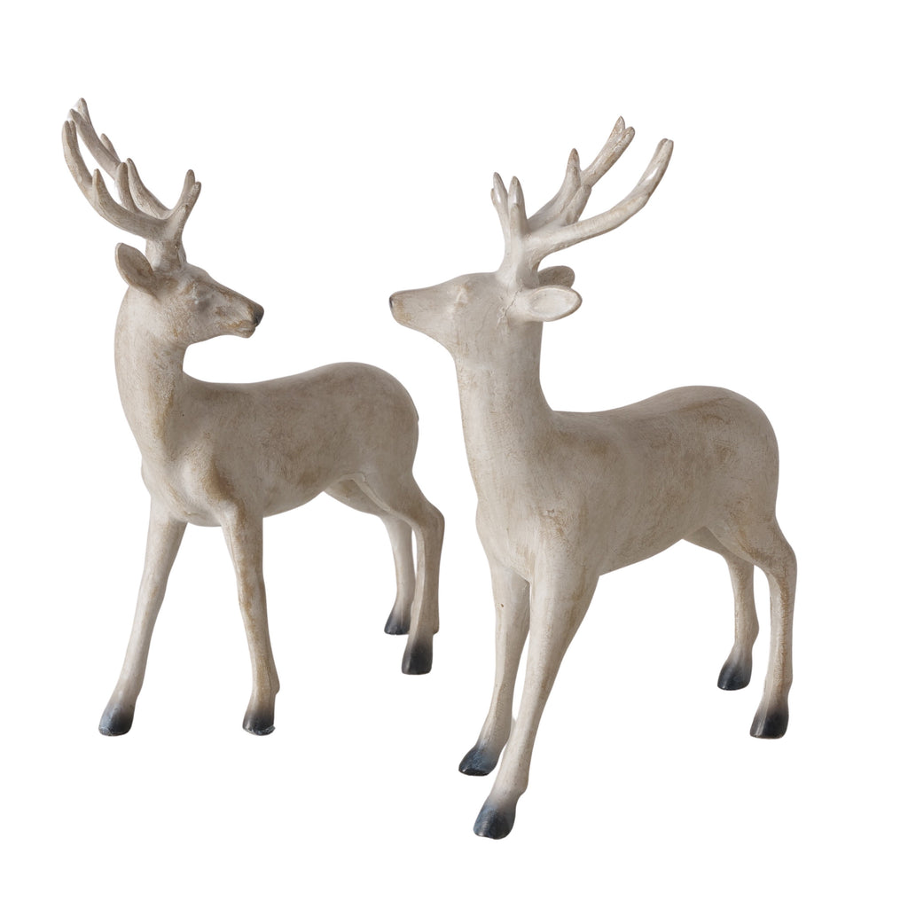 Deko-Hirsch Jess in Braun – handbemalt, 15 cm
