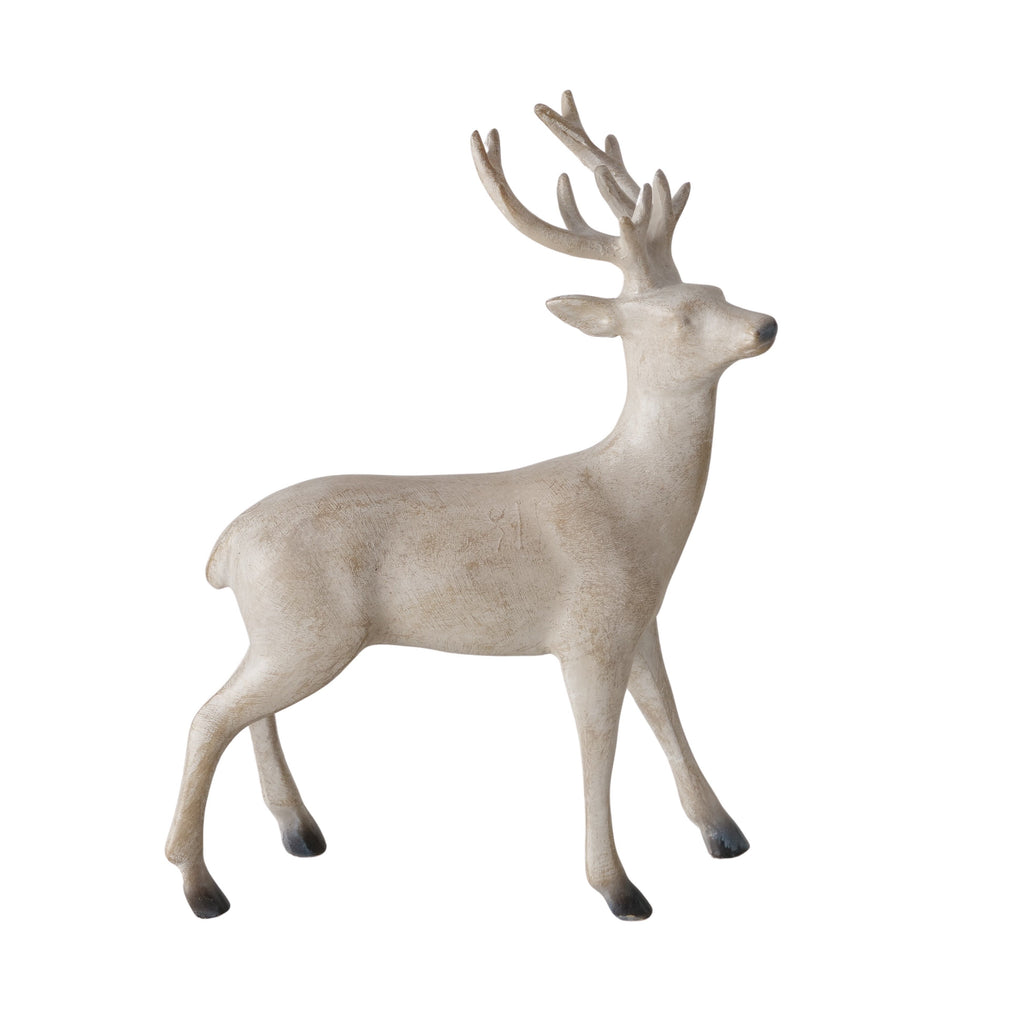 Deko-Hirsch Jess in Braun – handbemalt, 15 cm