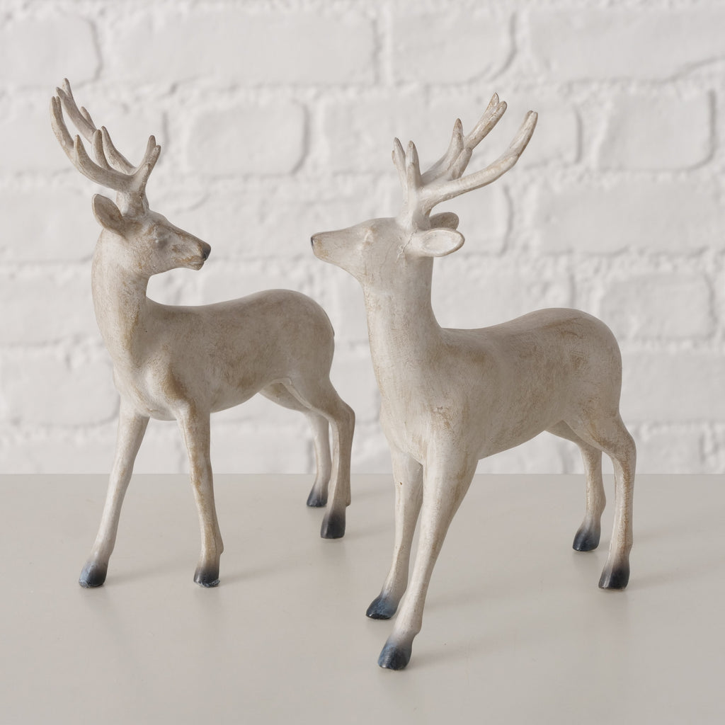 Deko-Hirsch Jess in Braun – handbemalt, 15 cm