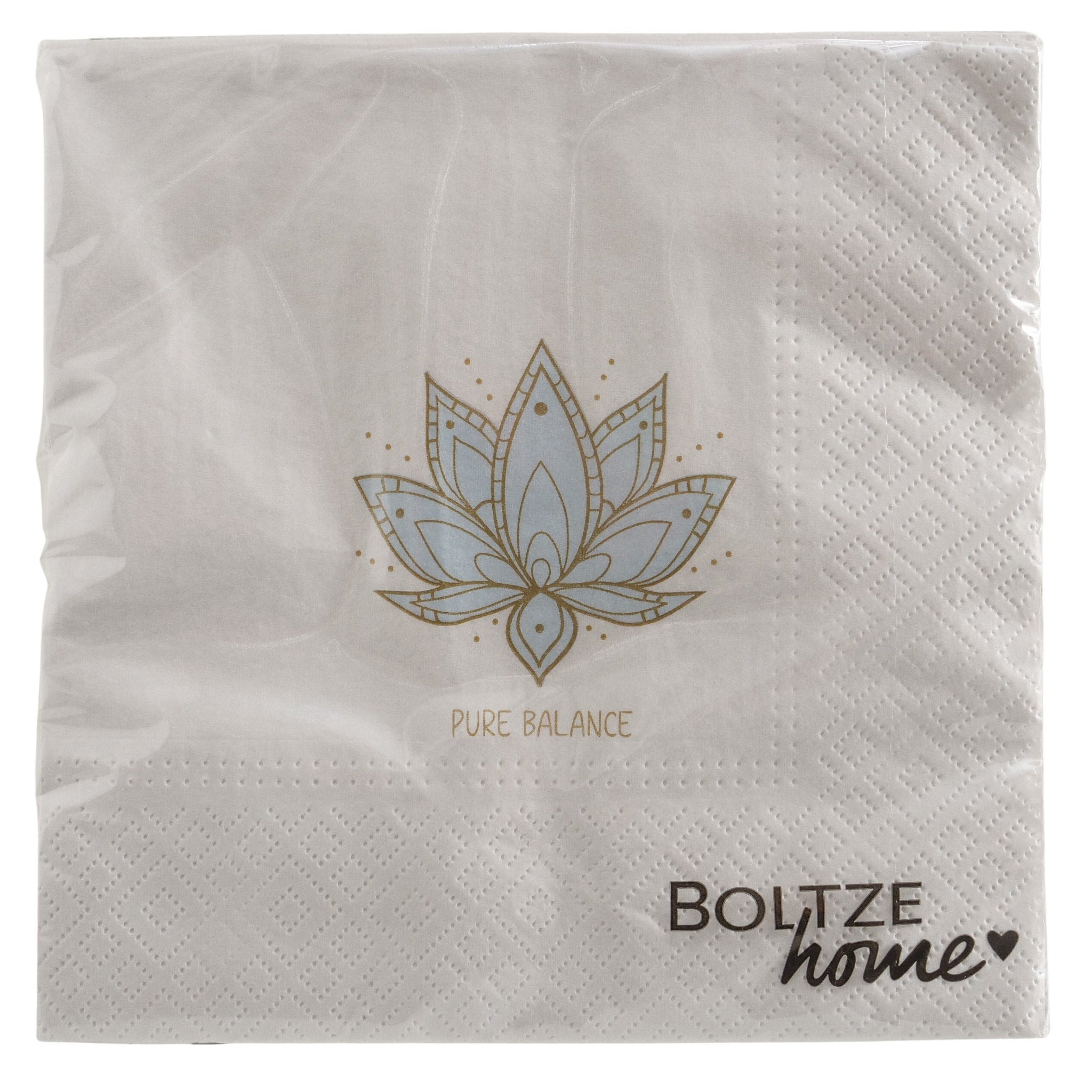 Servietten Bali – Papierservietten mit floralem Design, 3-lagig, FSC-zertifiziert