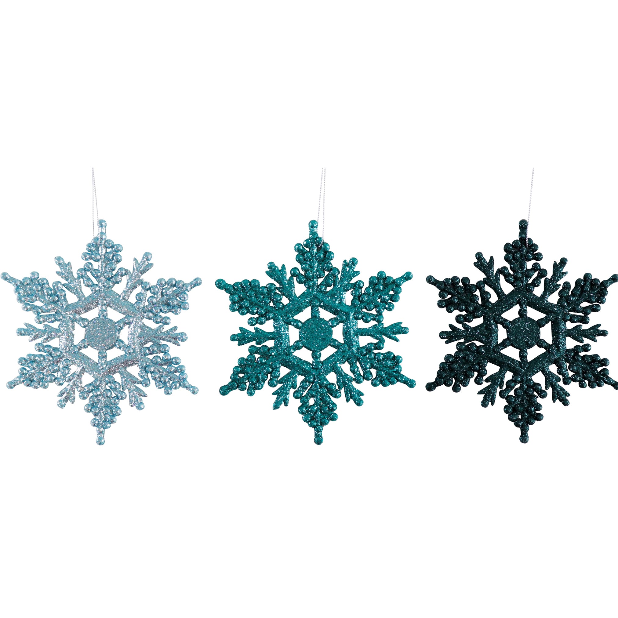 Schneeflocke Splendid 3er Set