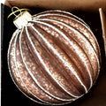 Glaskugel Gold-Bronze ø8cm | Edle Weihnachtsdekoration