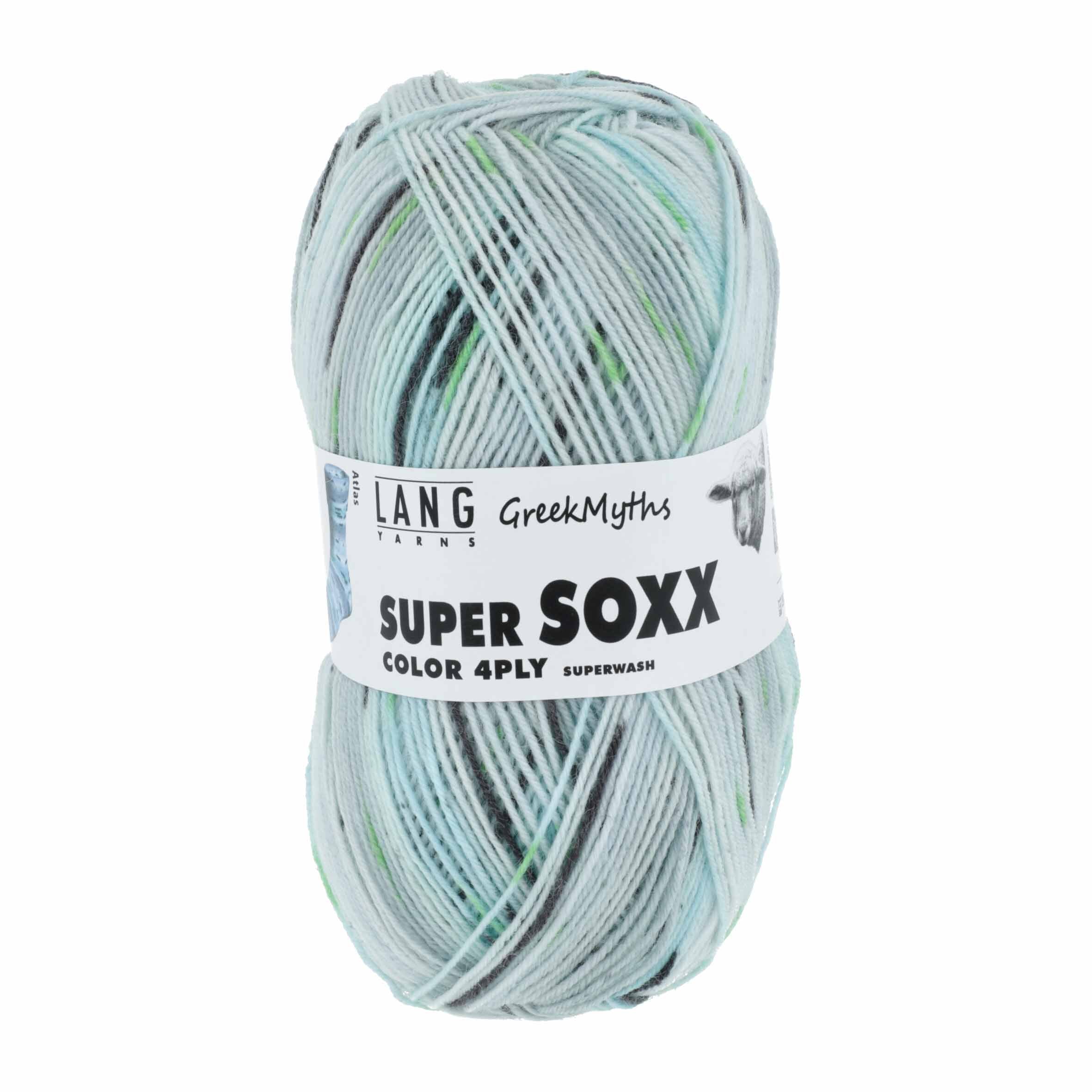 Lang Yarns SUPER SOXX COLOR 4-FACH – Sockenwolle 100g, LANGYARNS