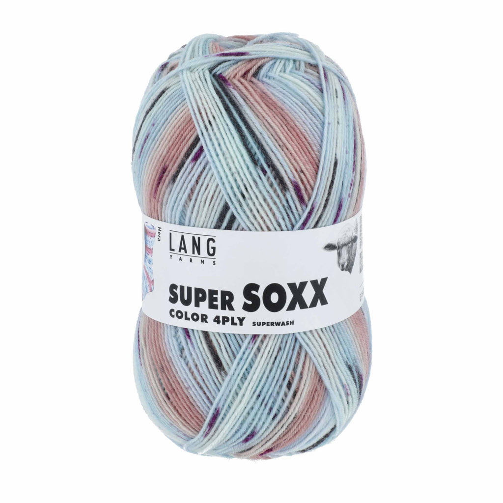 Lang Yarns SUPER SOXX COLOR 4-FACH – Sockenwolle 100g, LANGYARNS