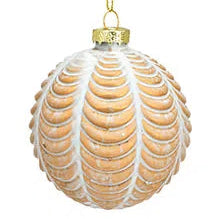 Weihnachtskugel Champagner – Elegante Christbaumkugel 8 cm